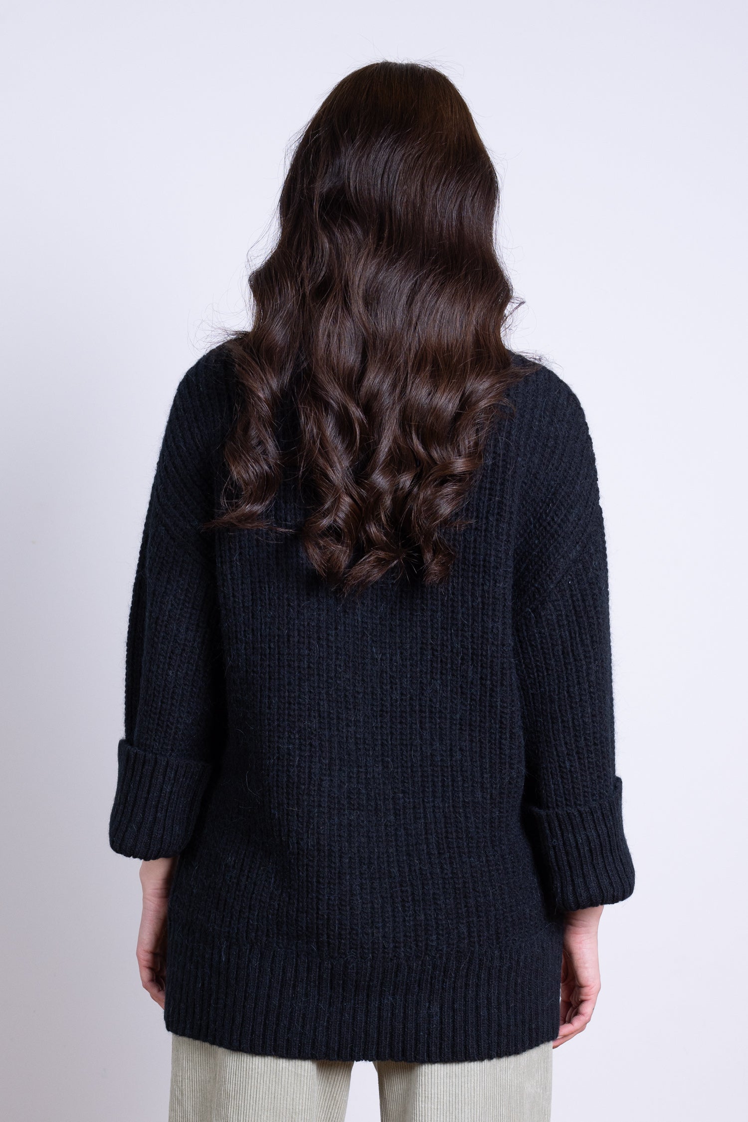 AW25 Cosy Round Neck Jumper - Black