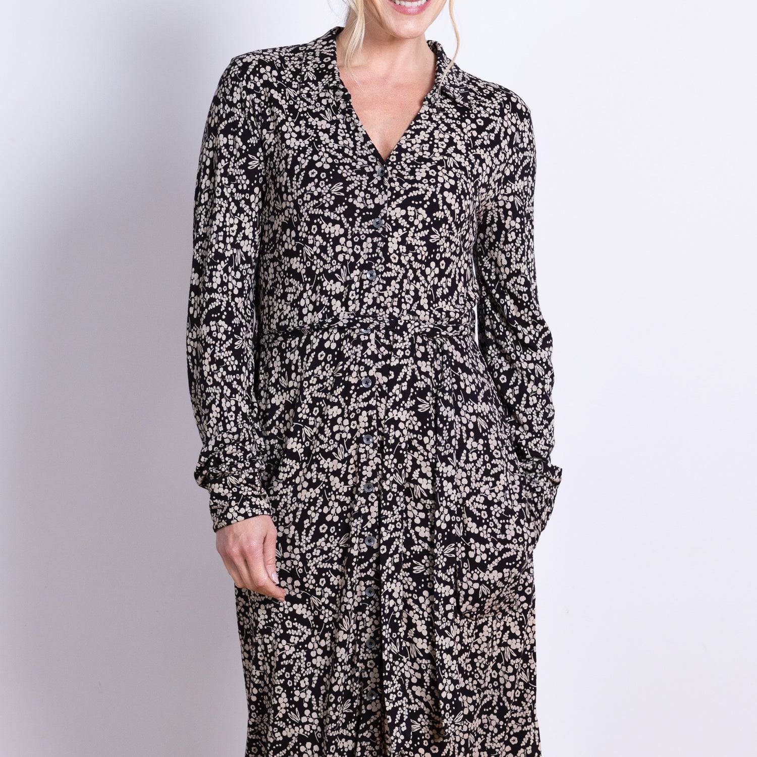 AW25 Shirt Dress -Alabaster