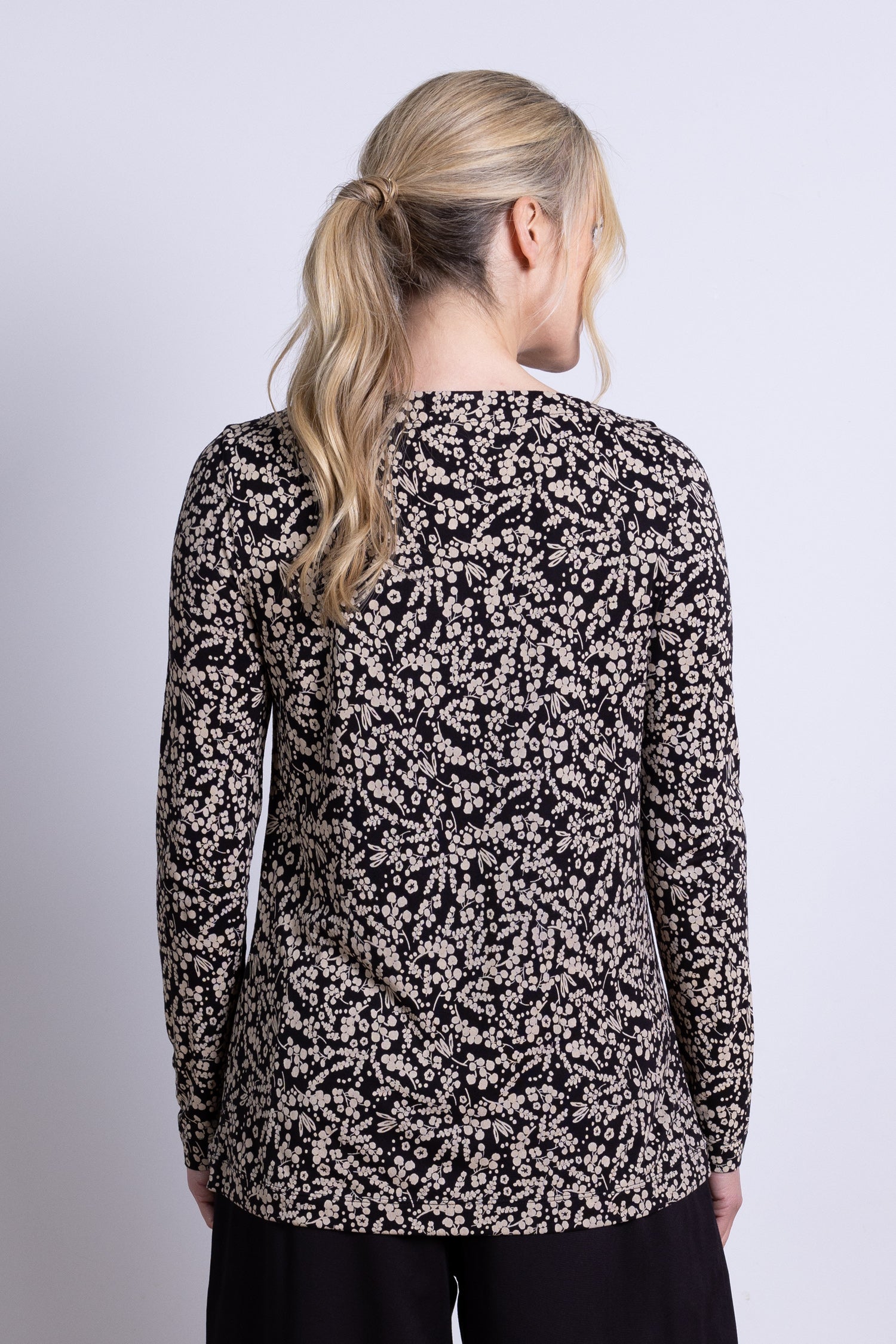 AW25 Boat neck Top - Alabaster