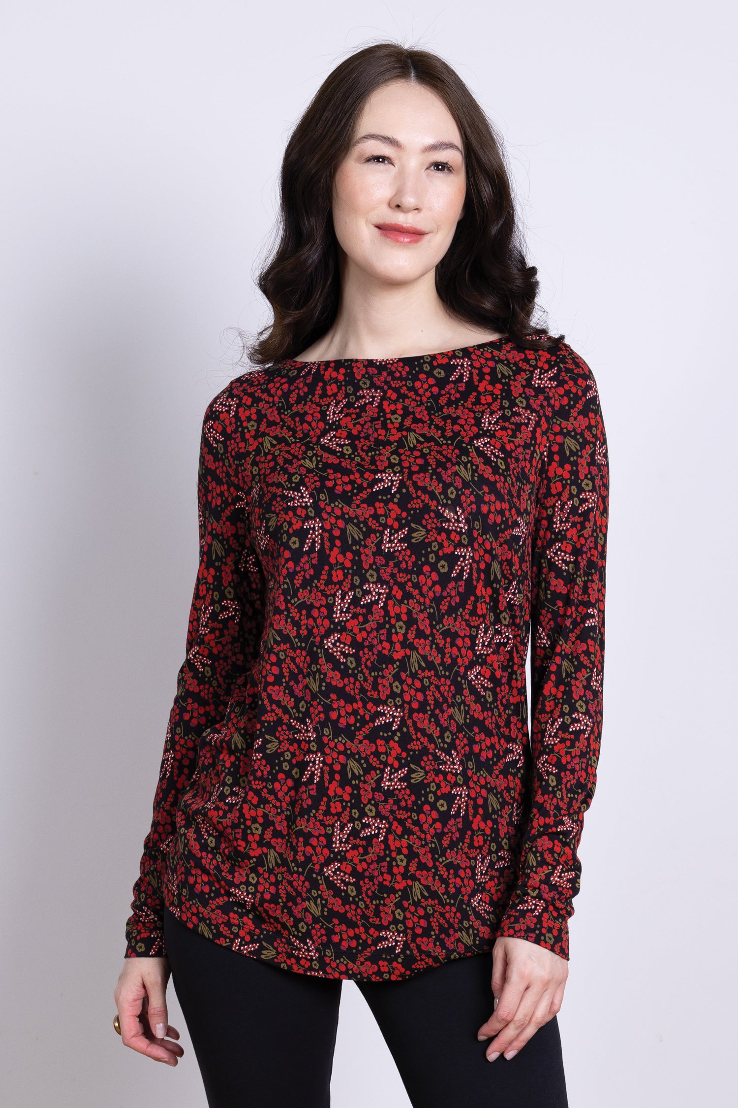 AW25 Boat neck Top - Jam