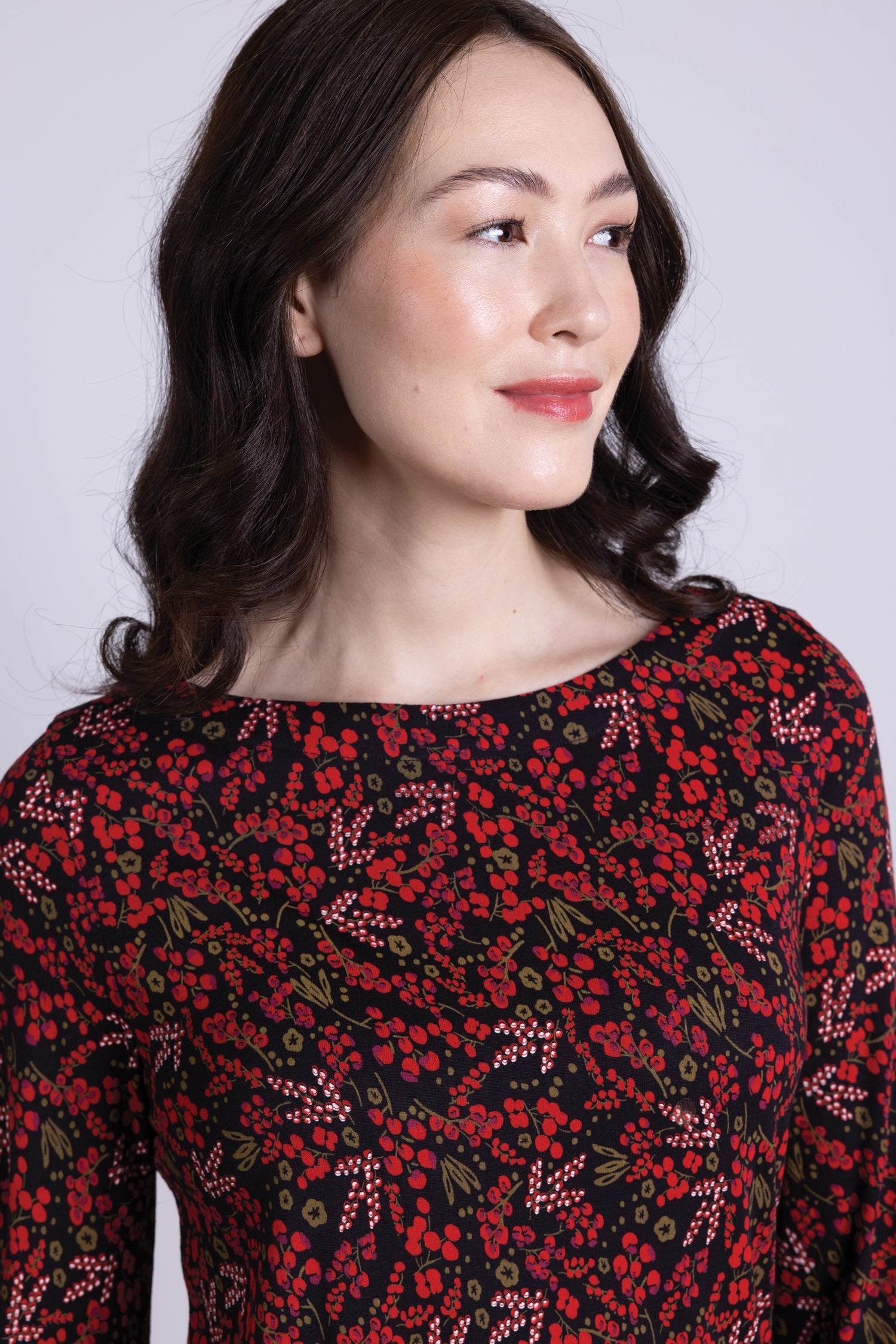 AW25 Boat neck Top - Jam