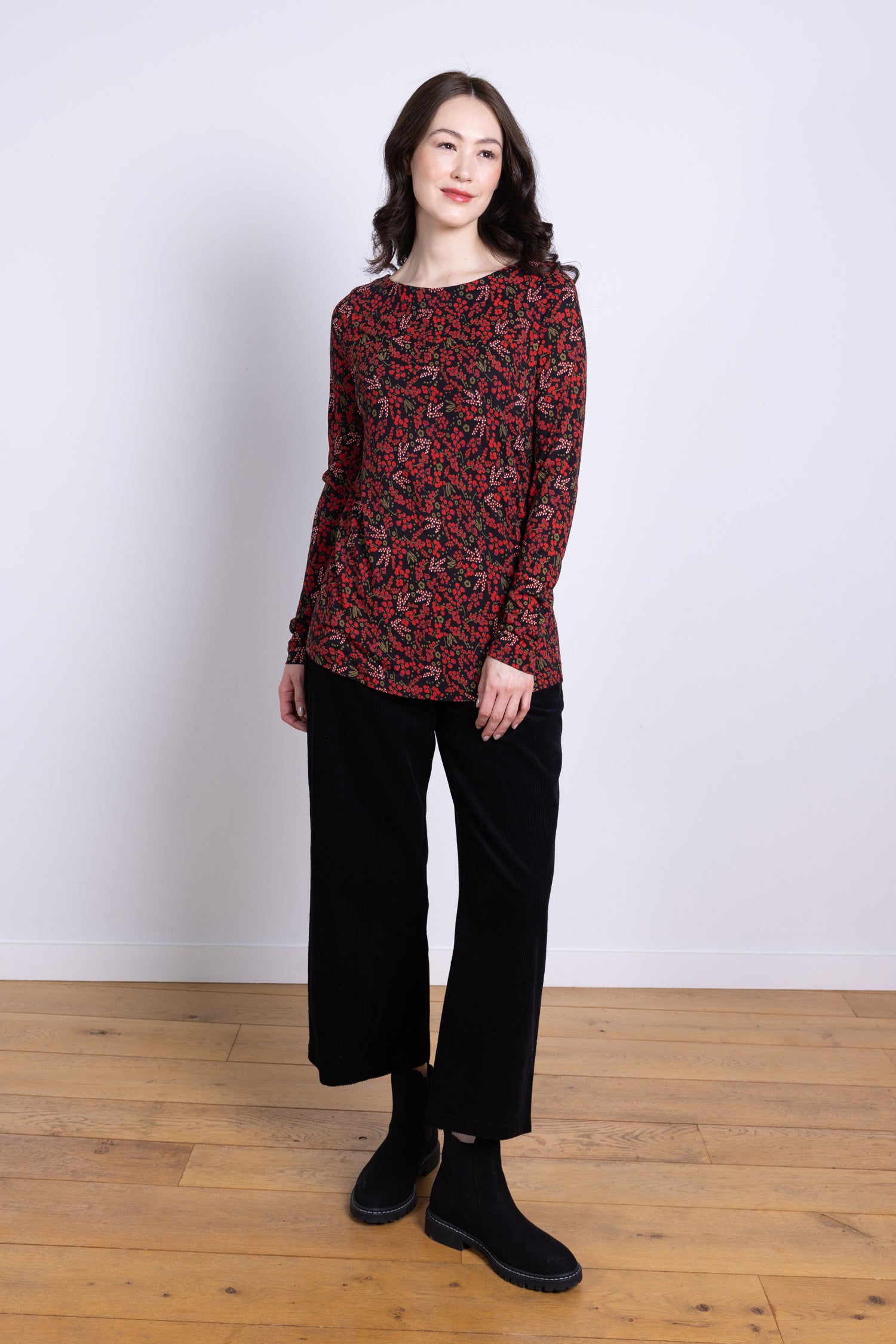 AW25 Boat neck Top - Jam