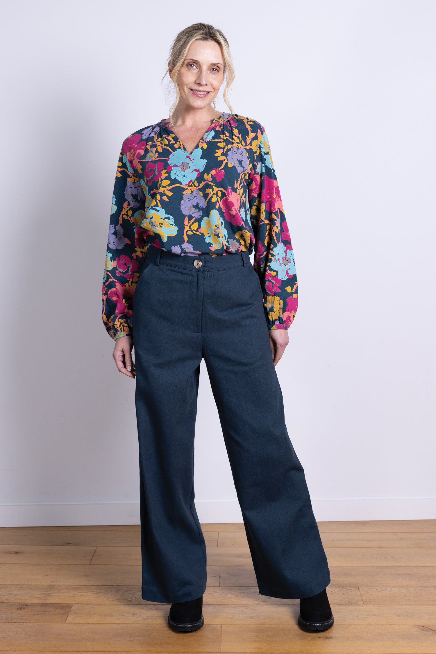 AW25 Wide Leg Trouser - Space