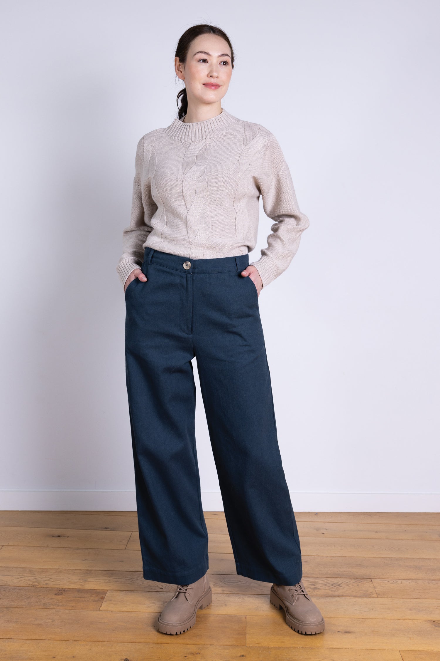 AW25 Wide Leg Trouser - Space