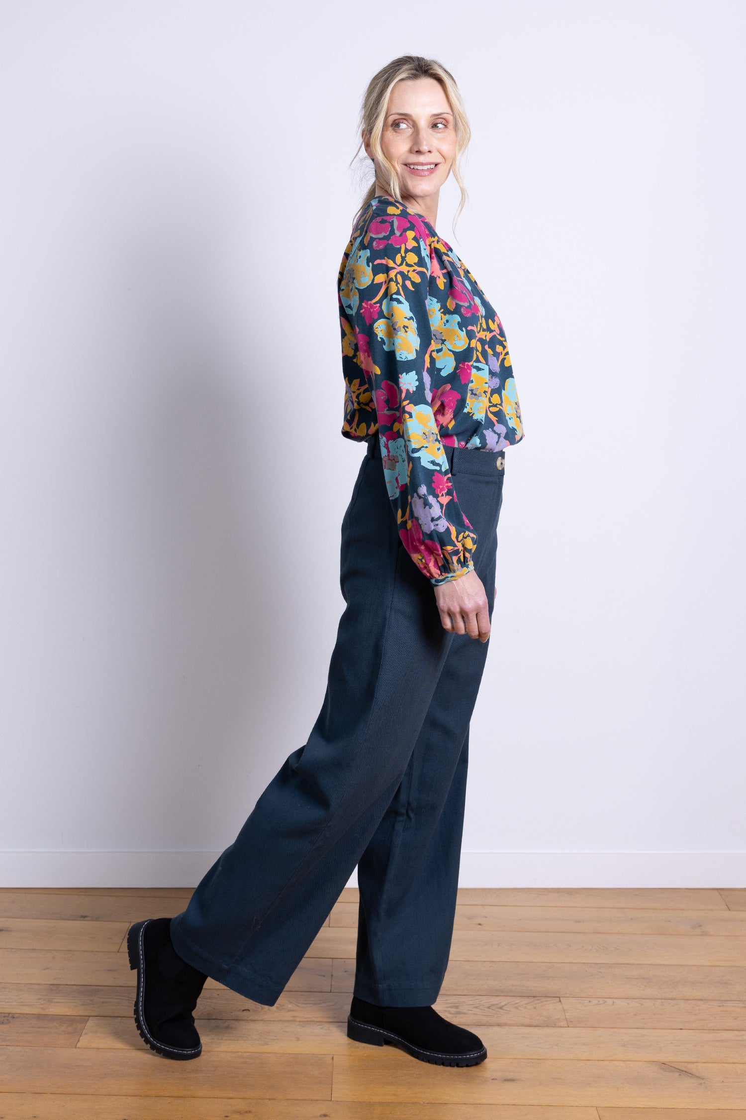 AW25 Wide Leg Trouser - Space