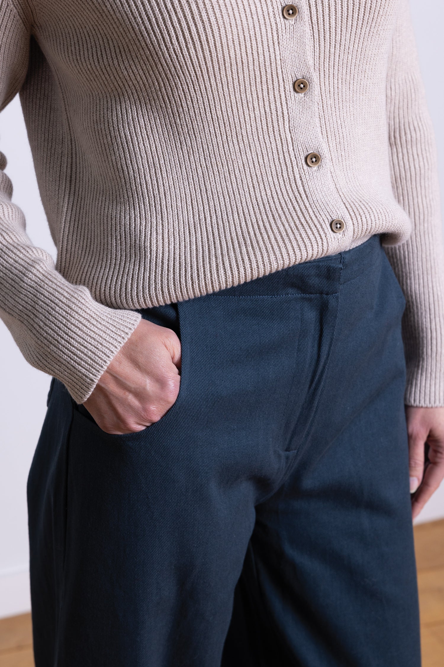 AW25 Cropped Trouser - Space