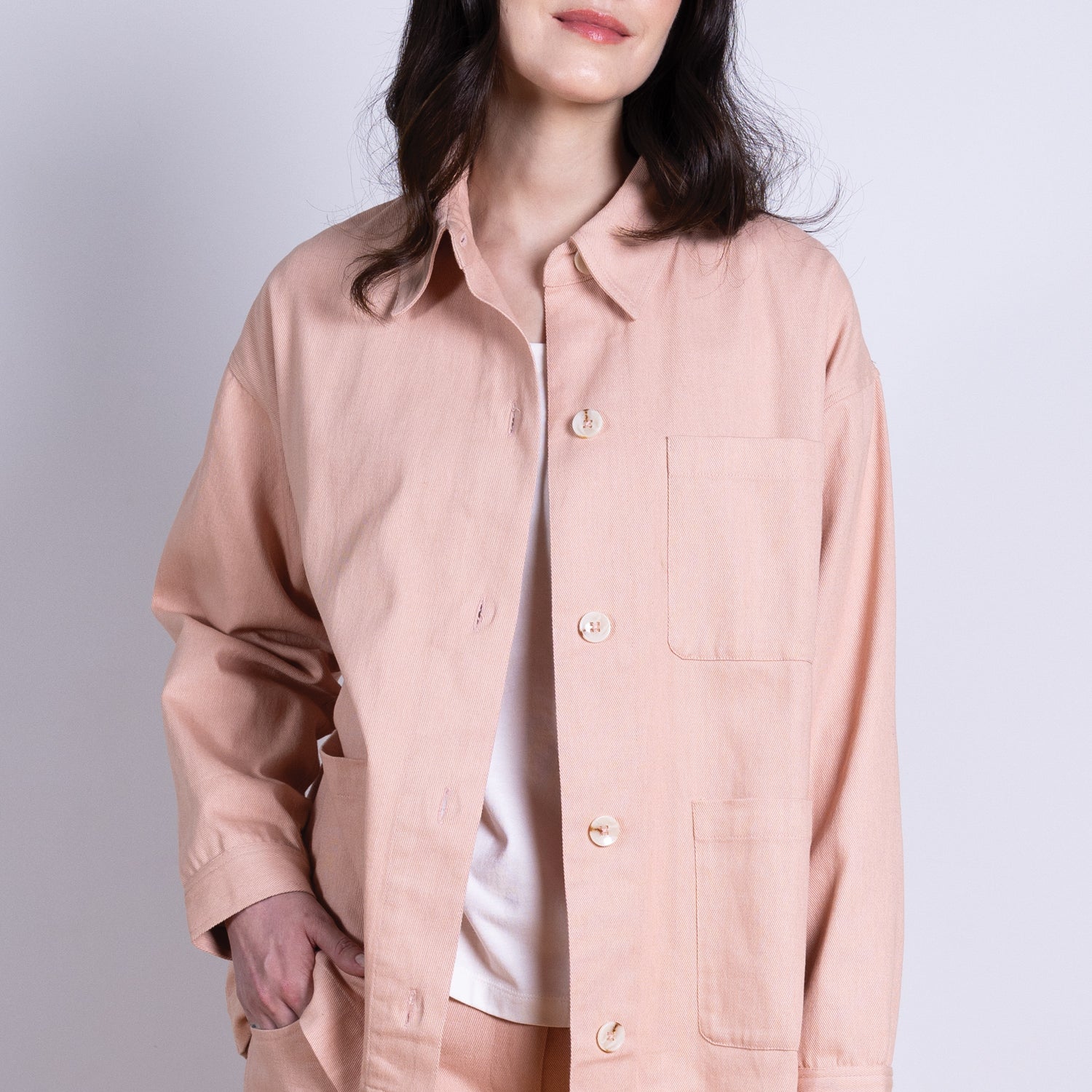 AW25 Longline Jacket - Parfait