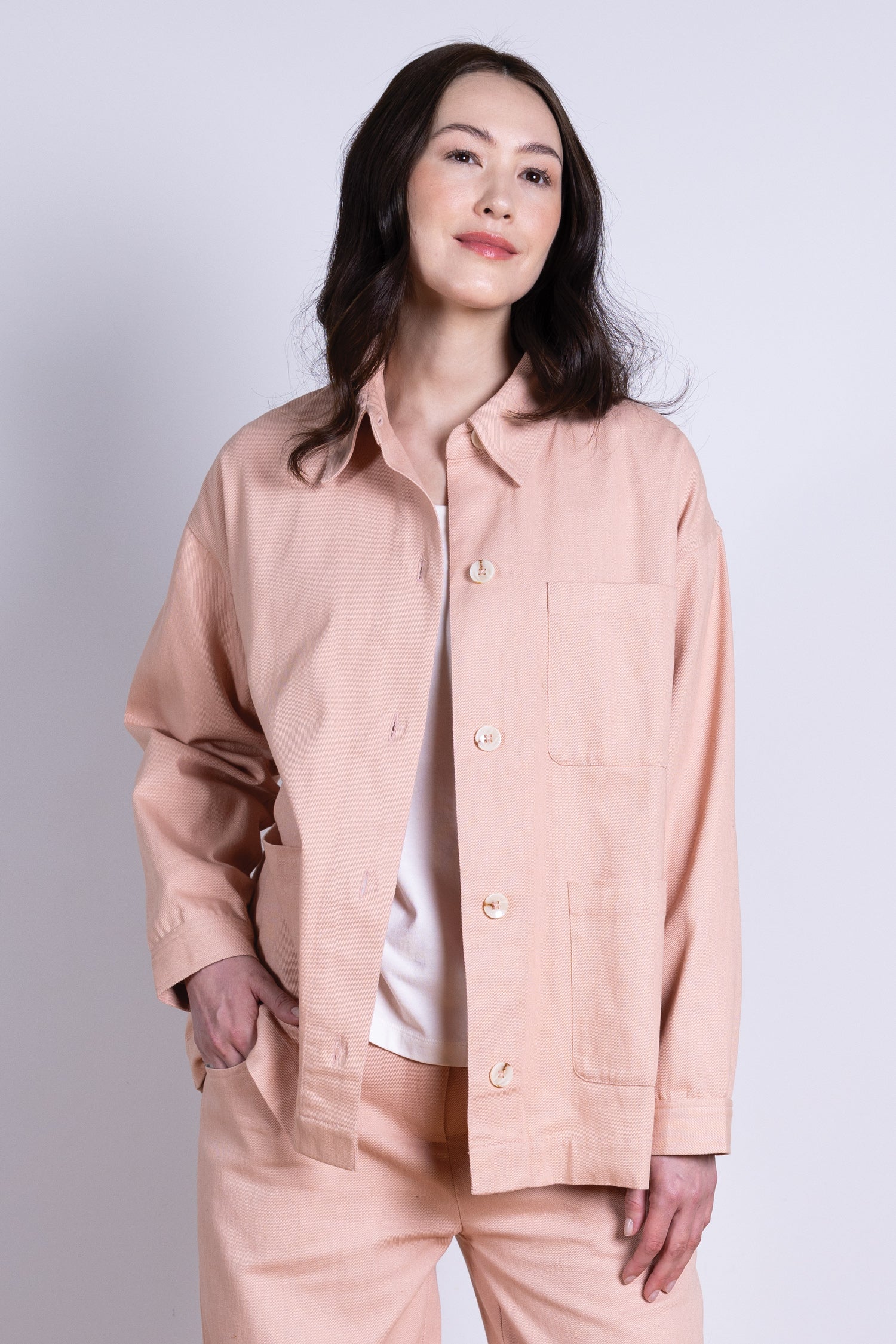 AW25 Longline Jacket - Parfait
