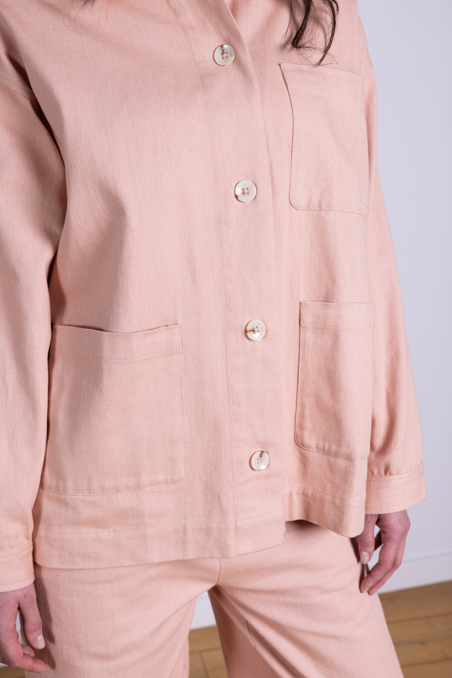 AW25 Longline Jacket - Parfait