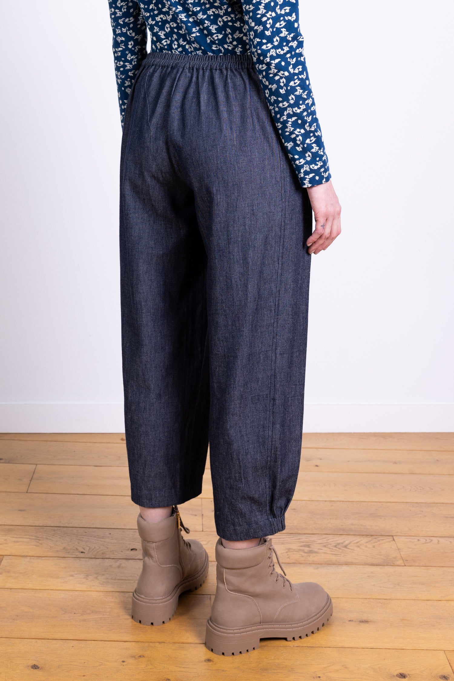 AW25 Elastic Hem Trouser - Chambray