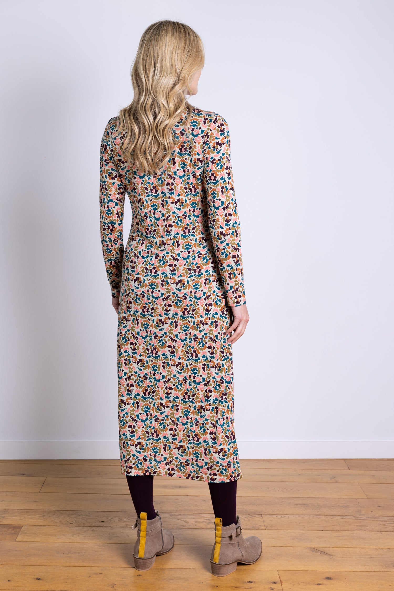 AW25 Knot Midi Dress - Ecru