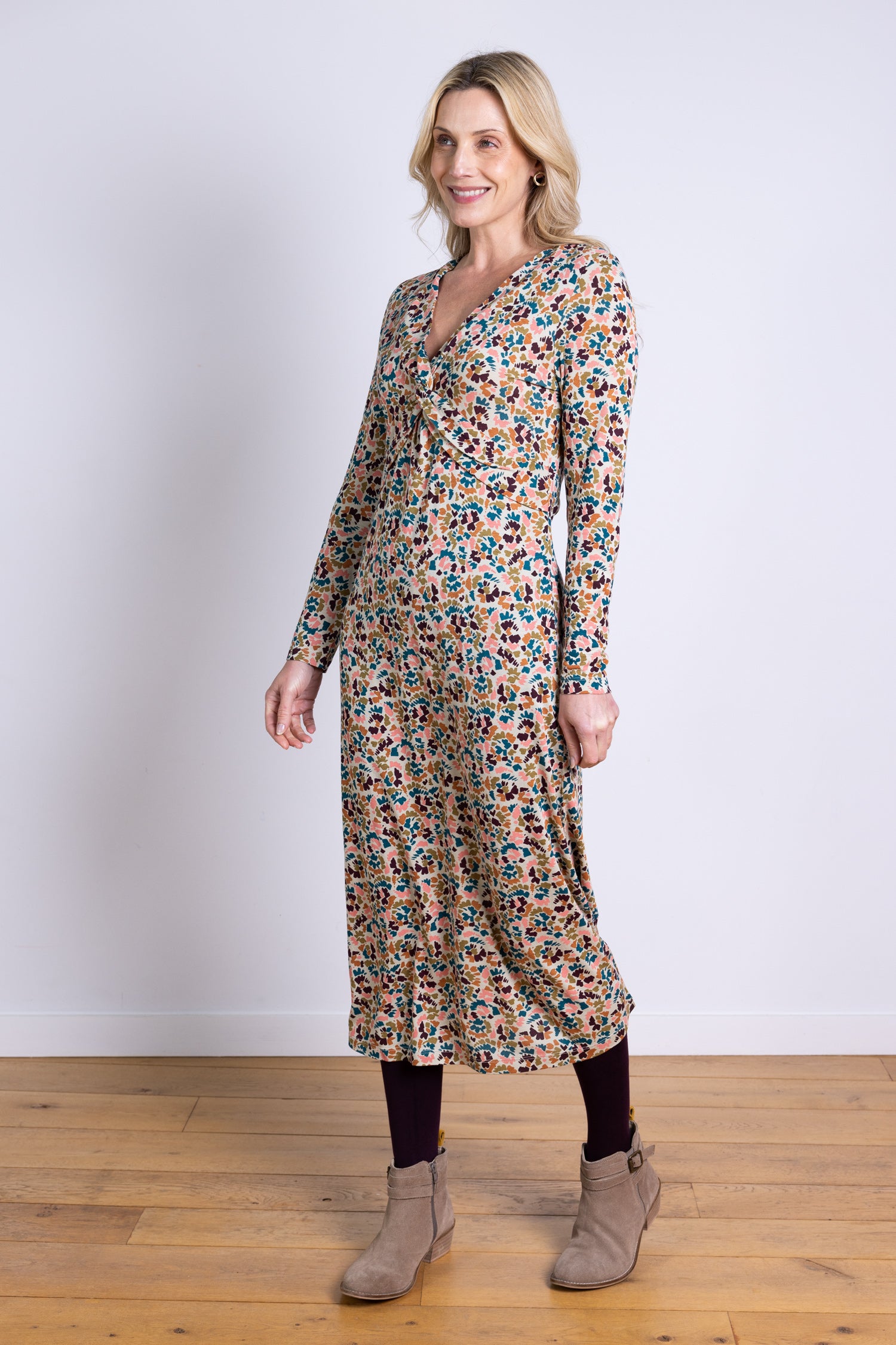 AW25 Knot Midi Dress - Ecru