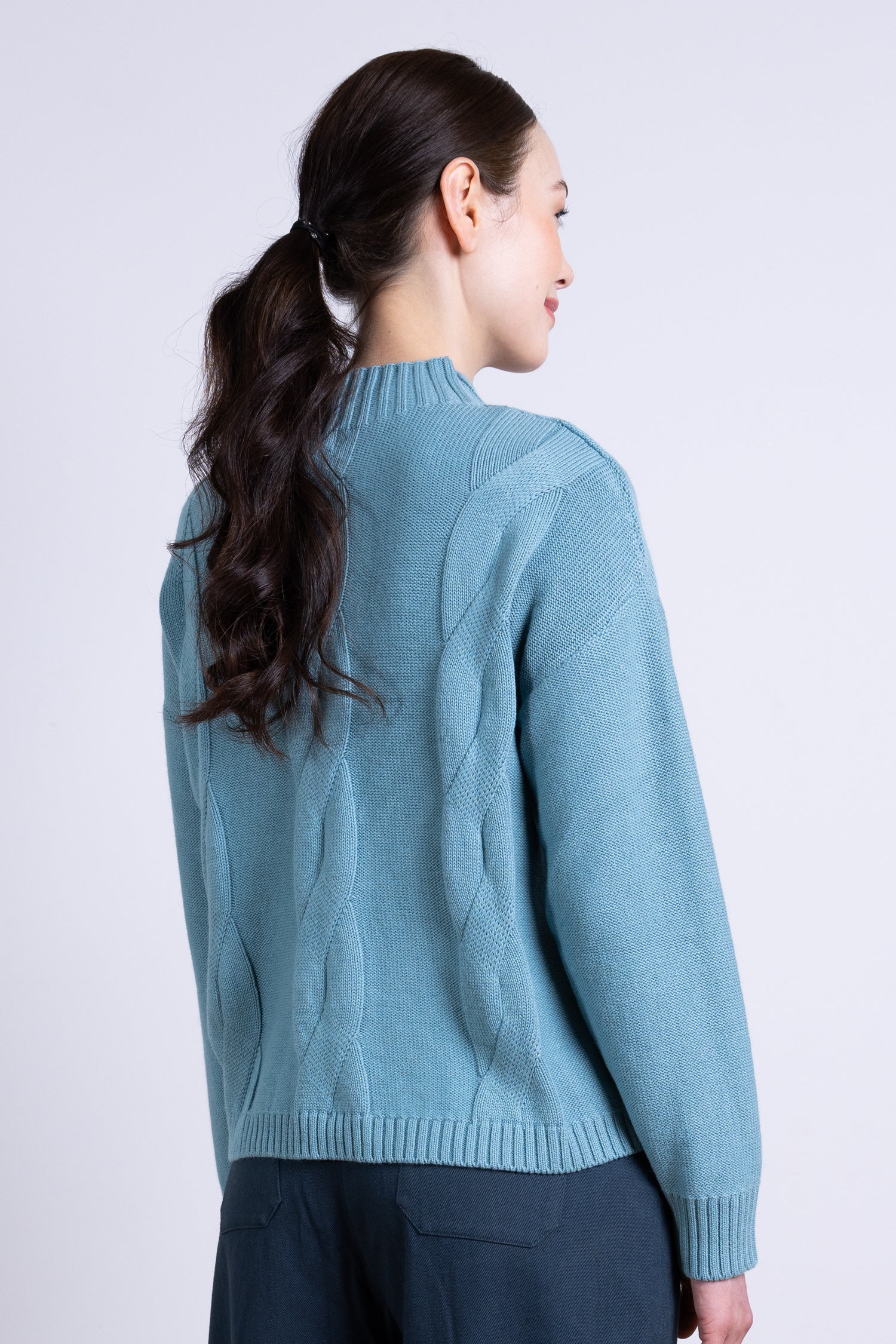 AW25 Button Through Cardi - Arctic