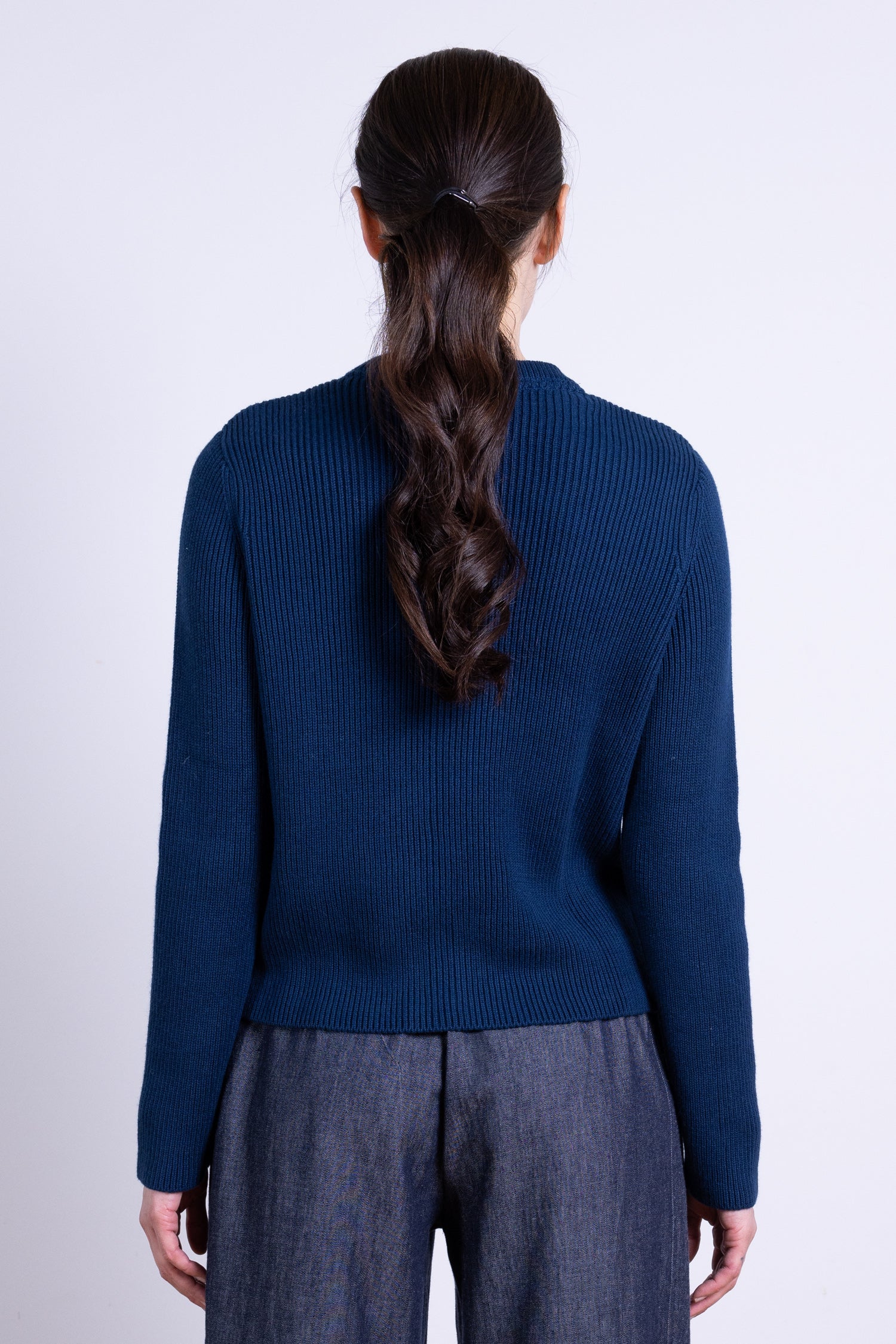 AW25 Button Through Cardi - Thunder