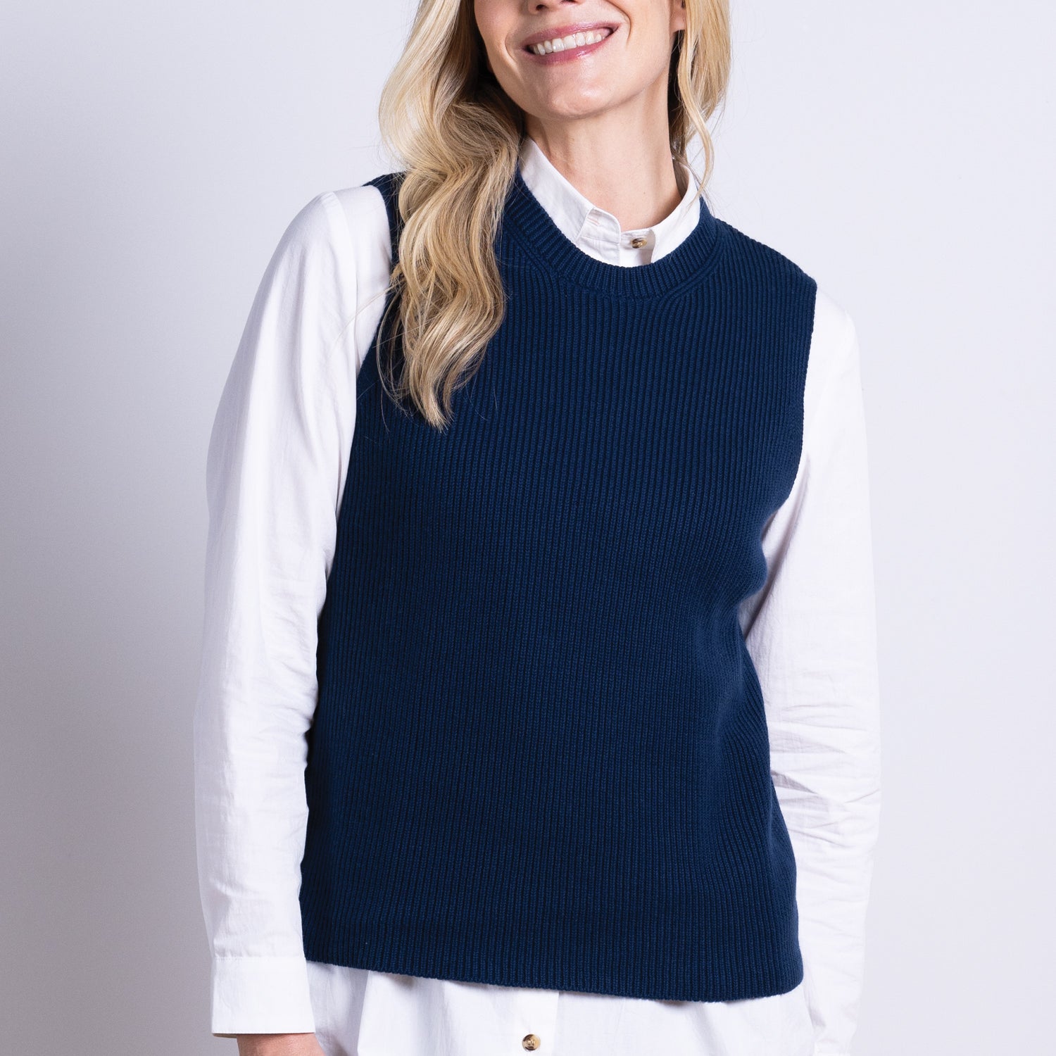 AW25 Knitted Vest - Thunder