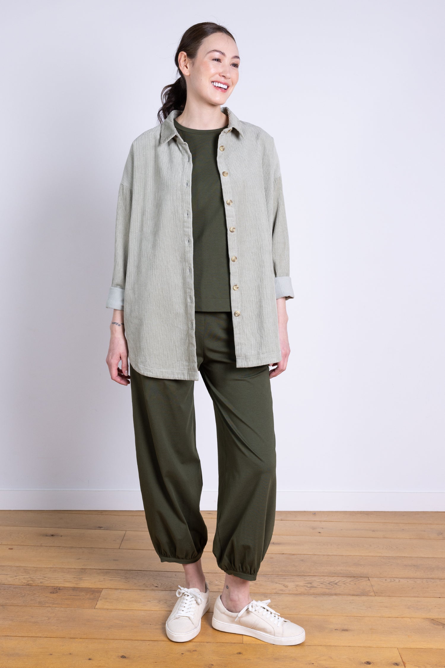 AW25 Cord Shirt - Ecru