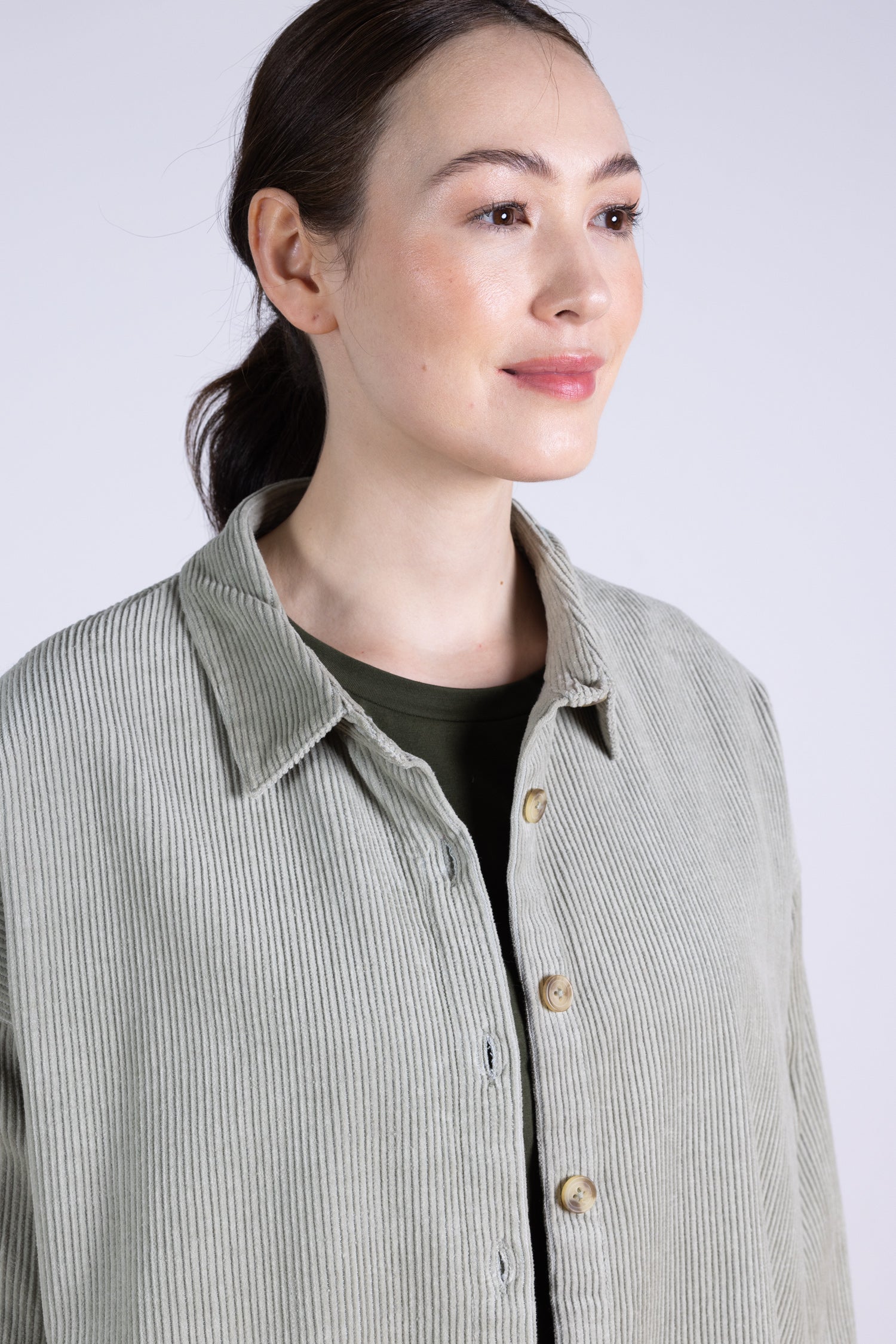 AW25 Cord Shirt - Ecru