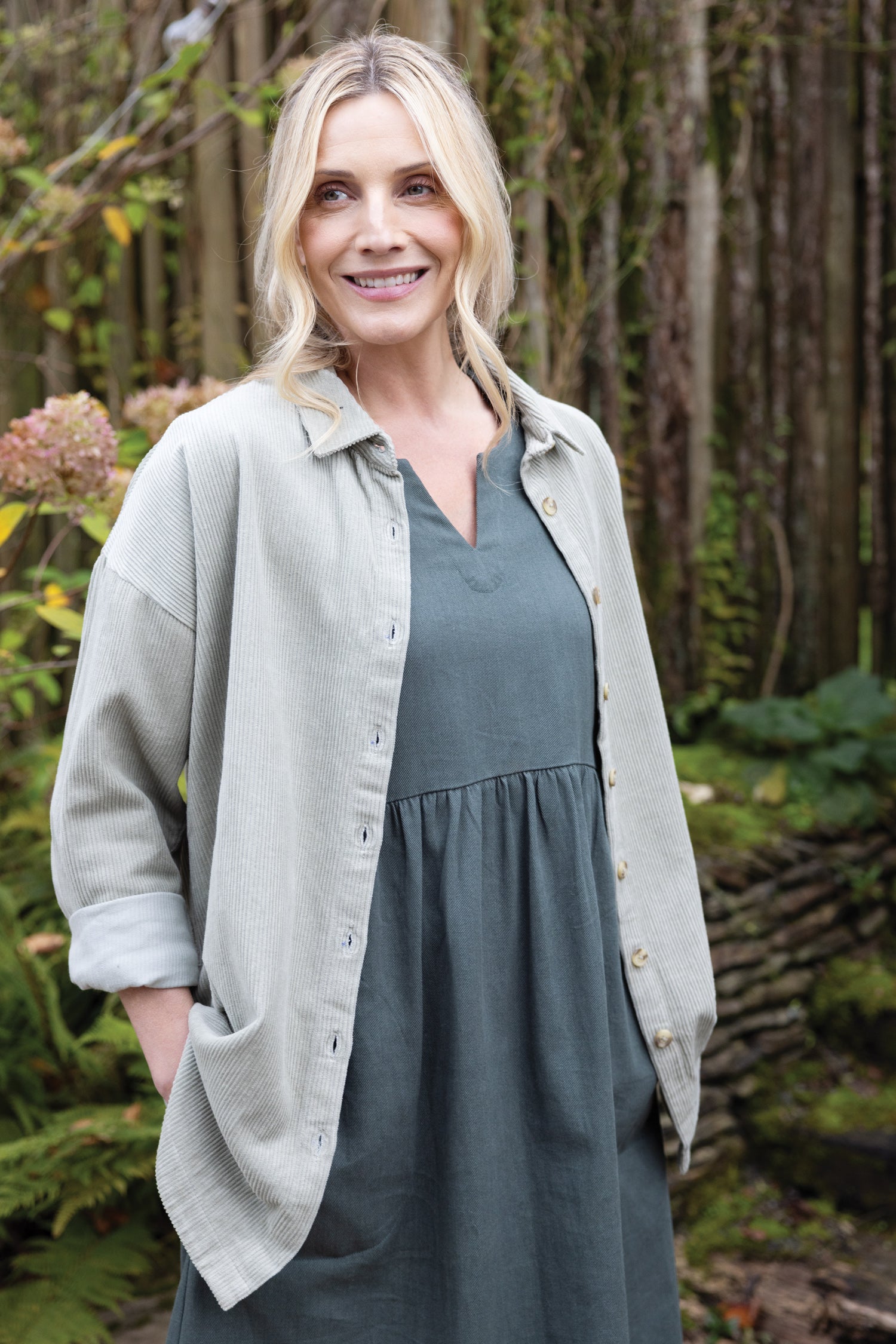 AW25 Cord Shirt - Ecru