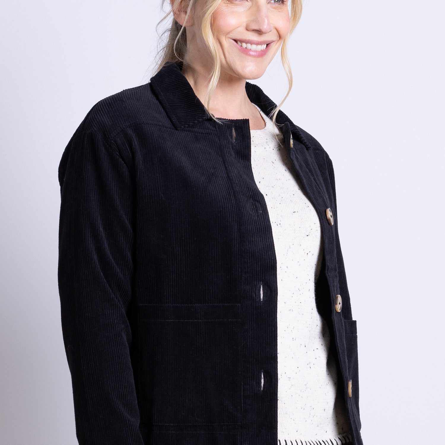 AW25 Cord Jacket - Black