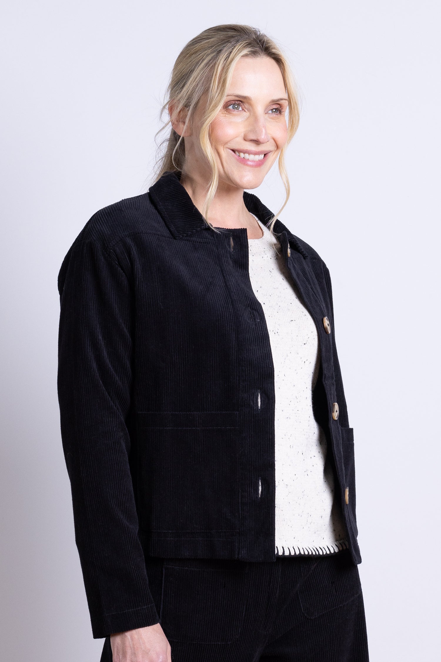 AW25 Cord Jacket - Black