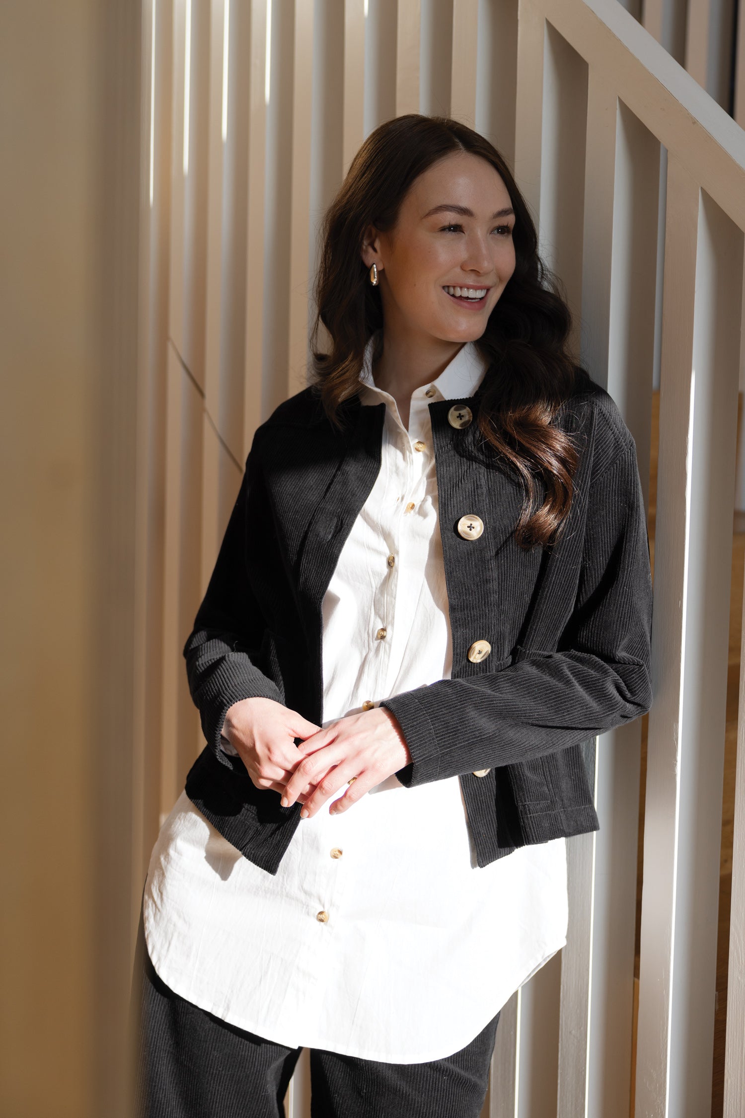 AW25 Cord Jacket - Black
