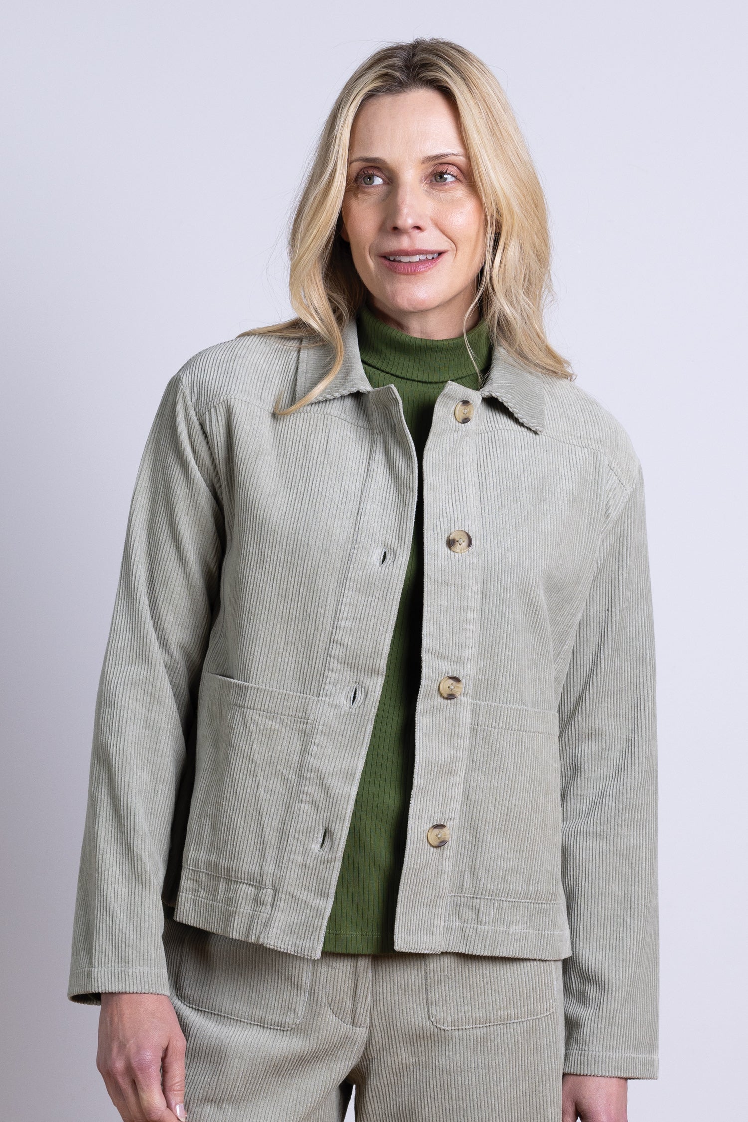 AW25 Cord Jacket - Ecru