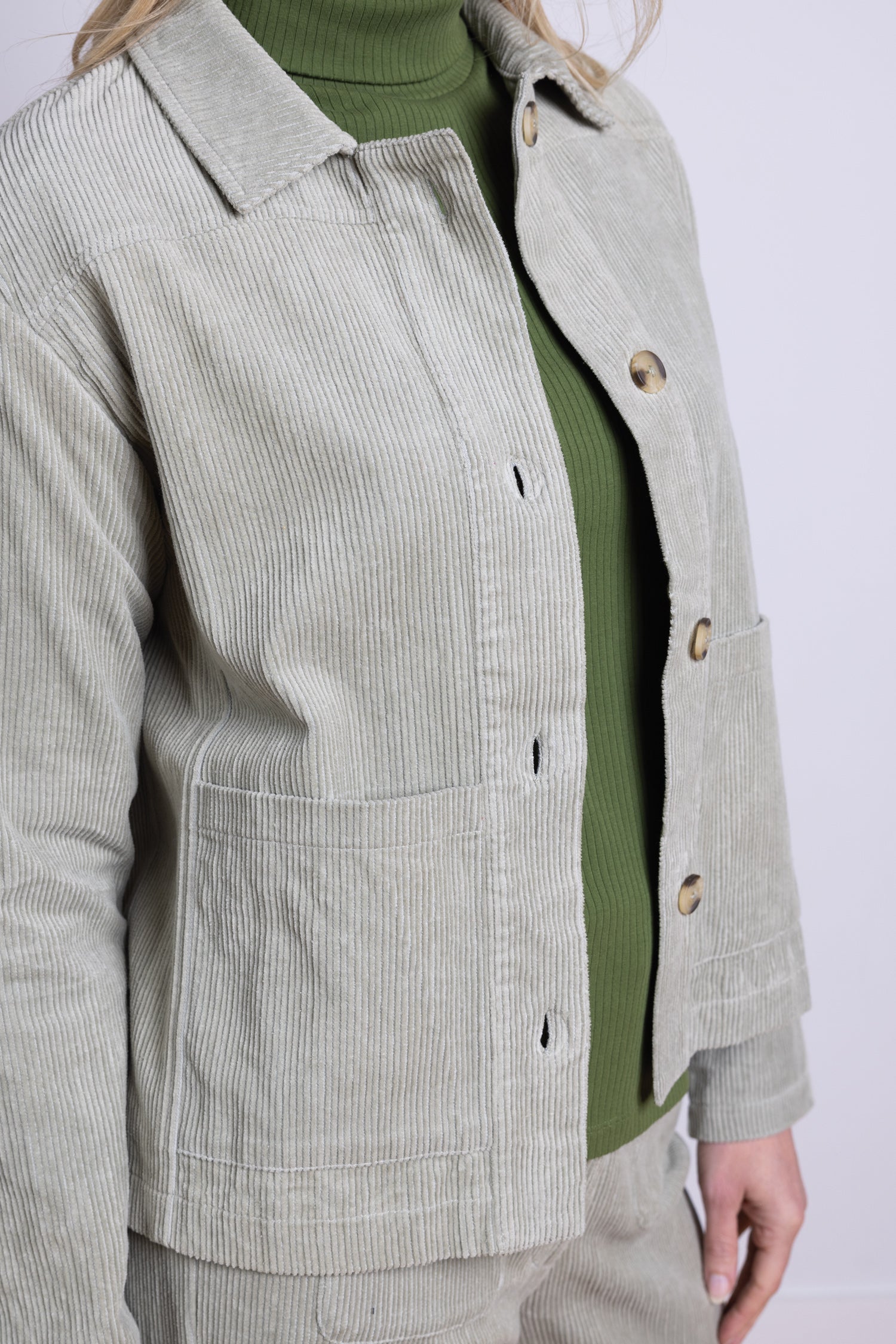 AW25 Cord Jacket - Ecru