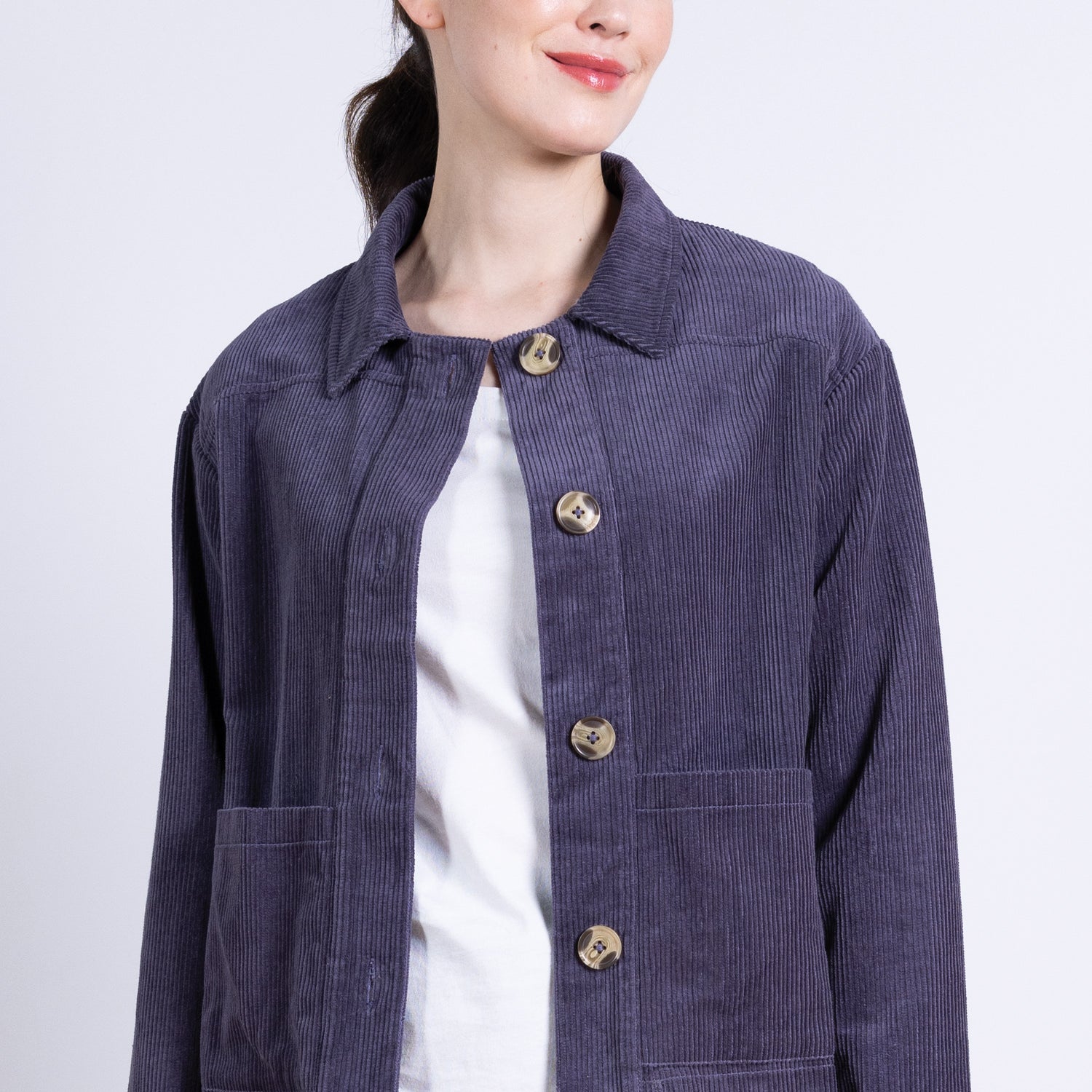 AW25 Cord Jacket - Plum