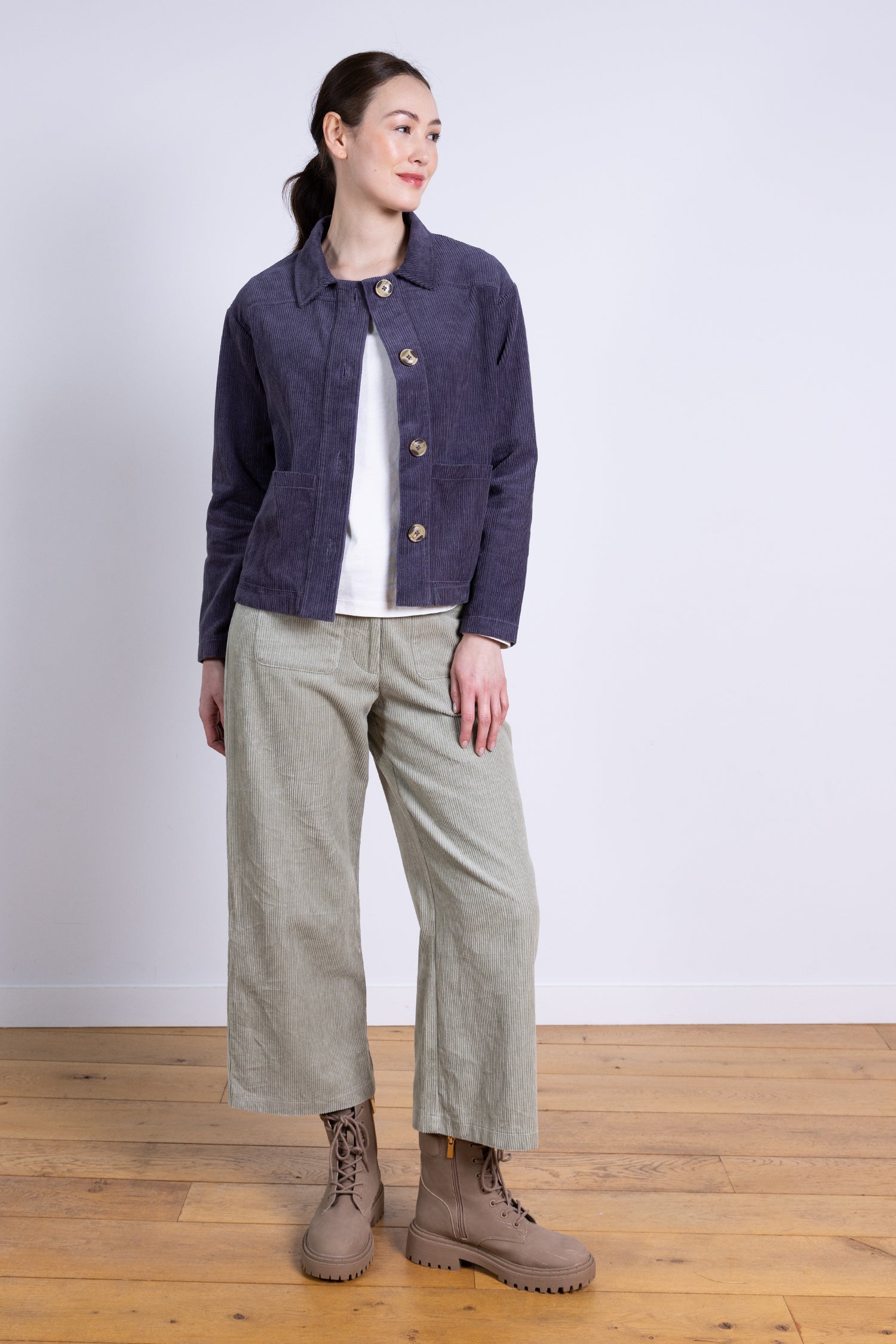 AW25 Cord Jacket - Plum