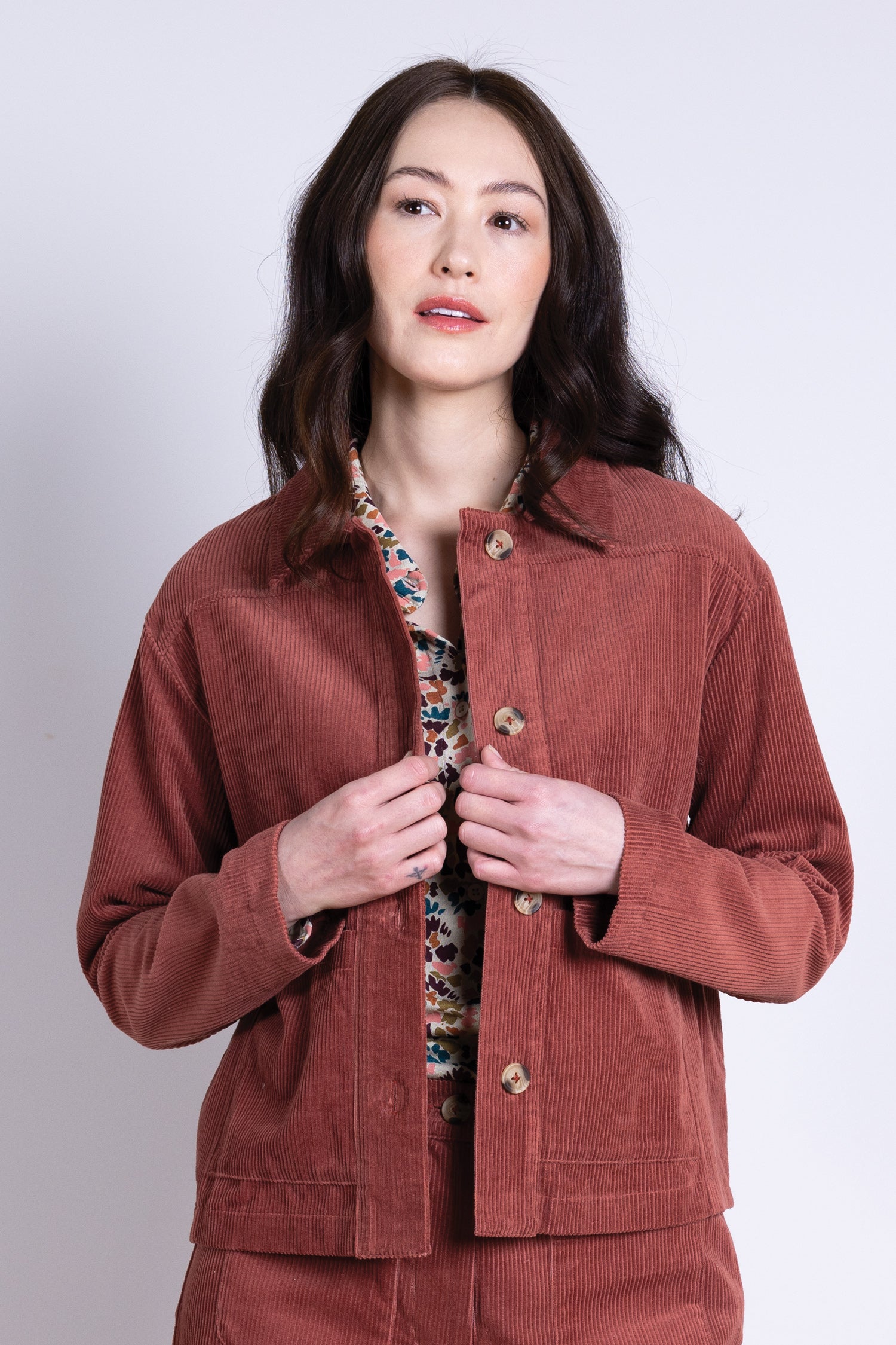 AW25 Cord Jacket - Rose