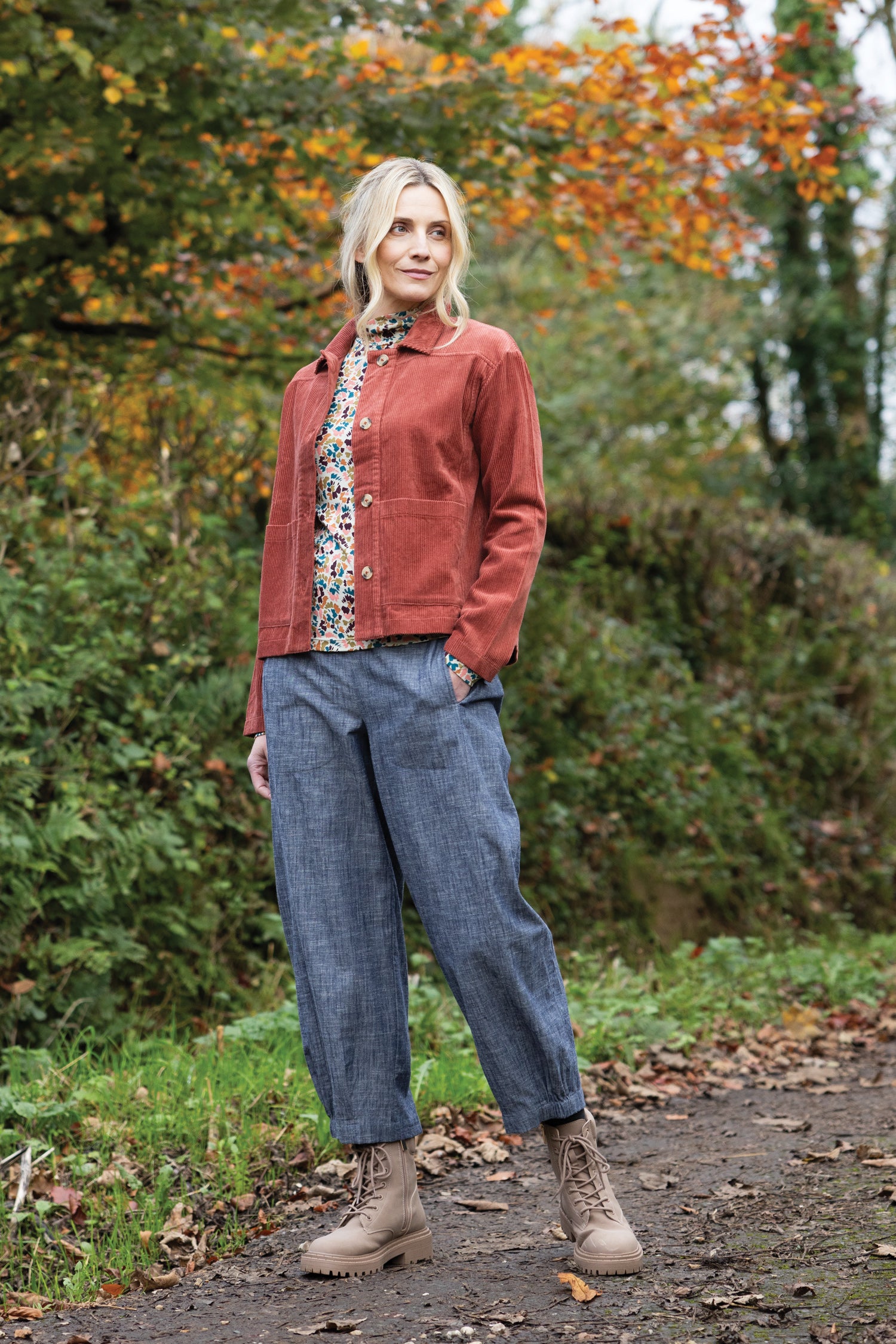 AW25 Cord Jacket - Rose