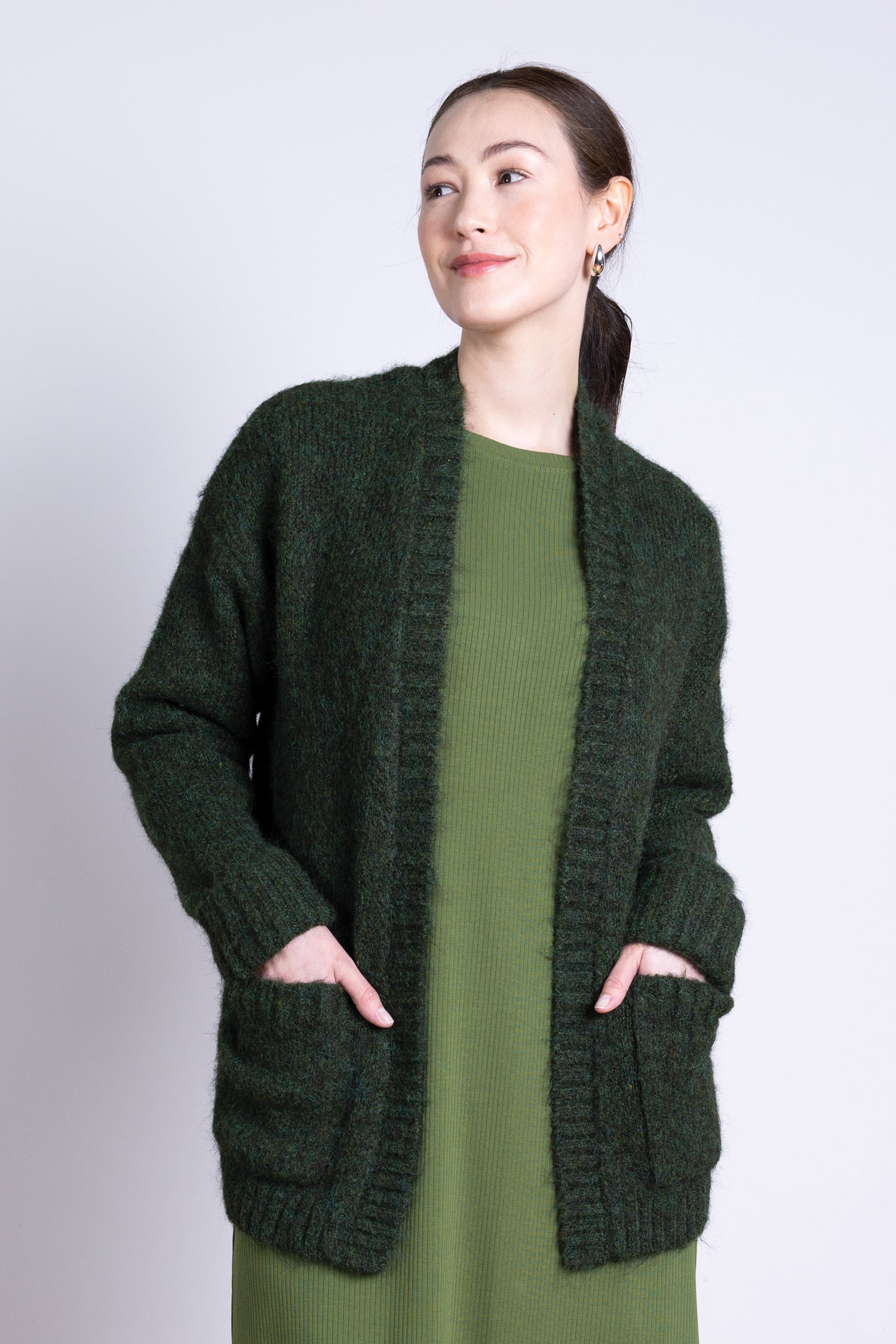 AW25 Edge to Edge Cardi - Juniper