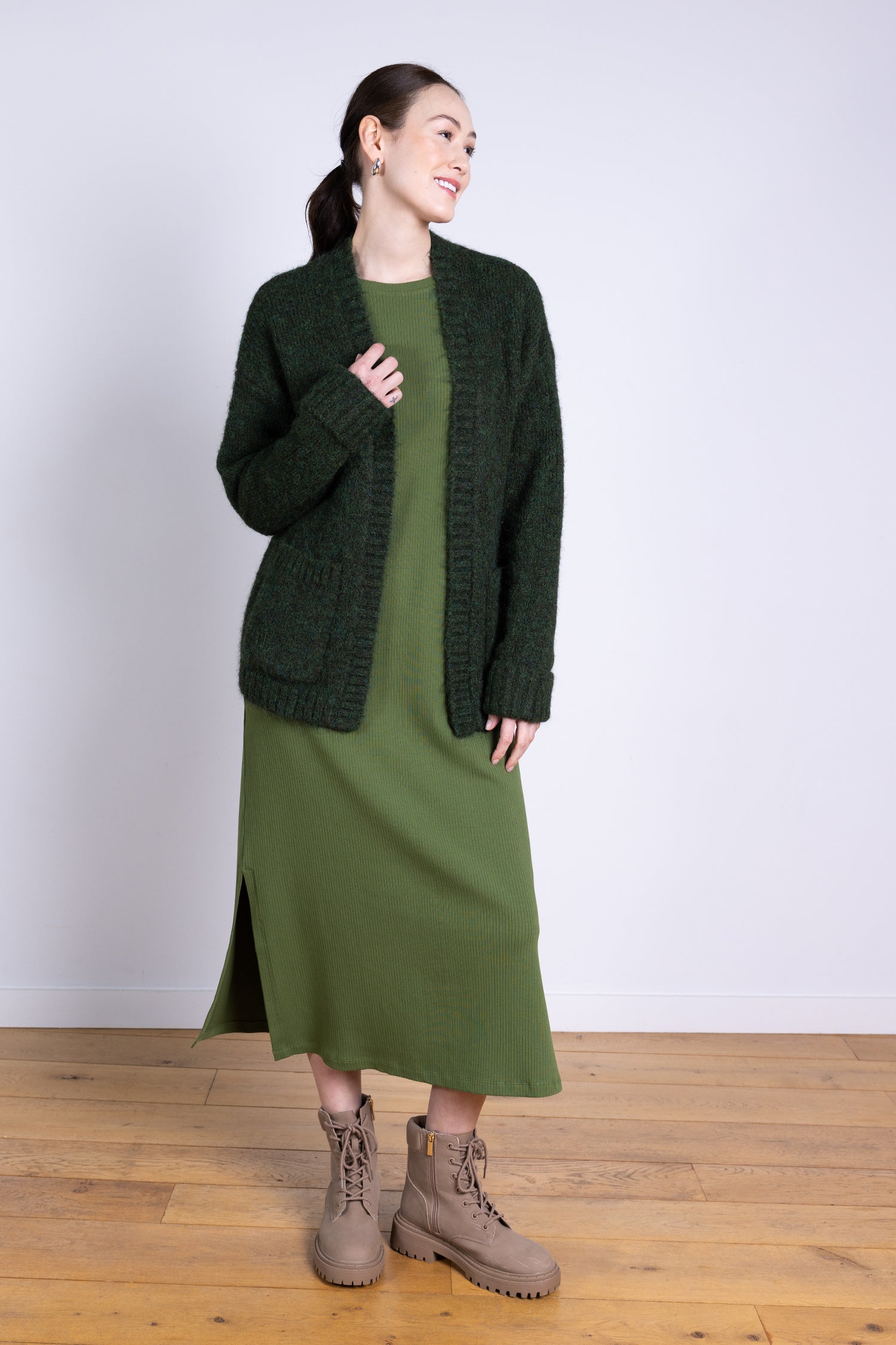AW25 Edge to Edge Cardi - Juniper