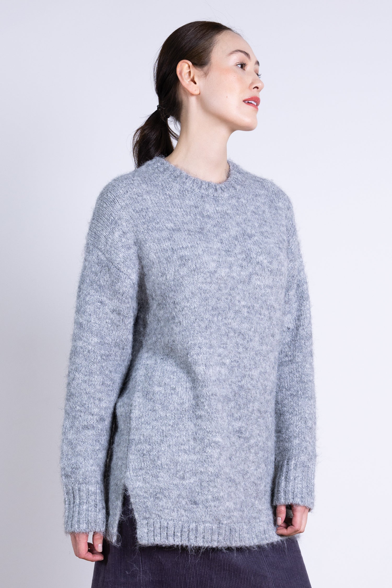 AW25 Longline Jumper - Grey