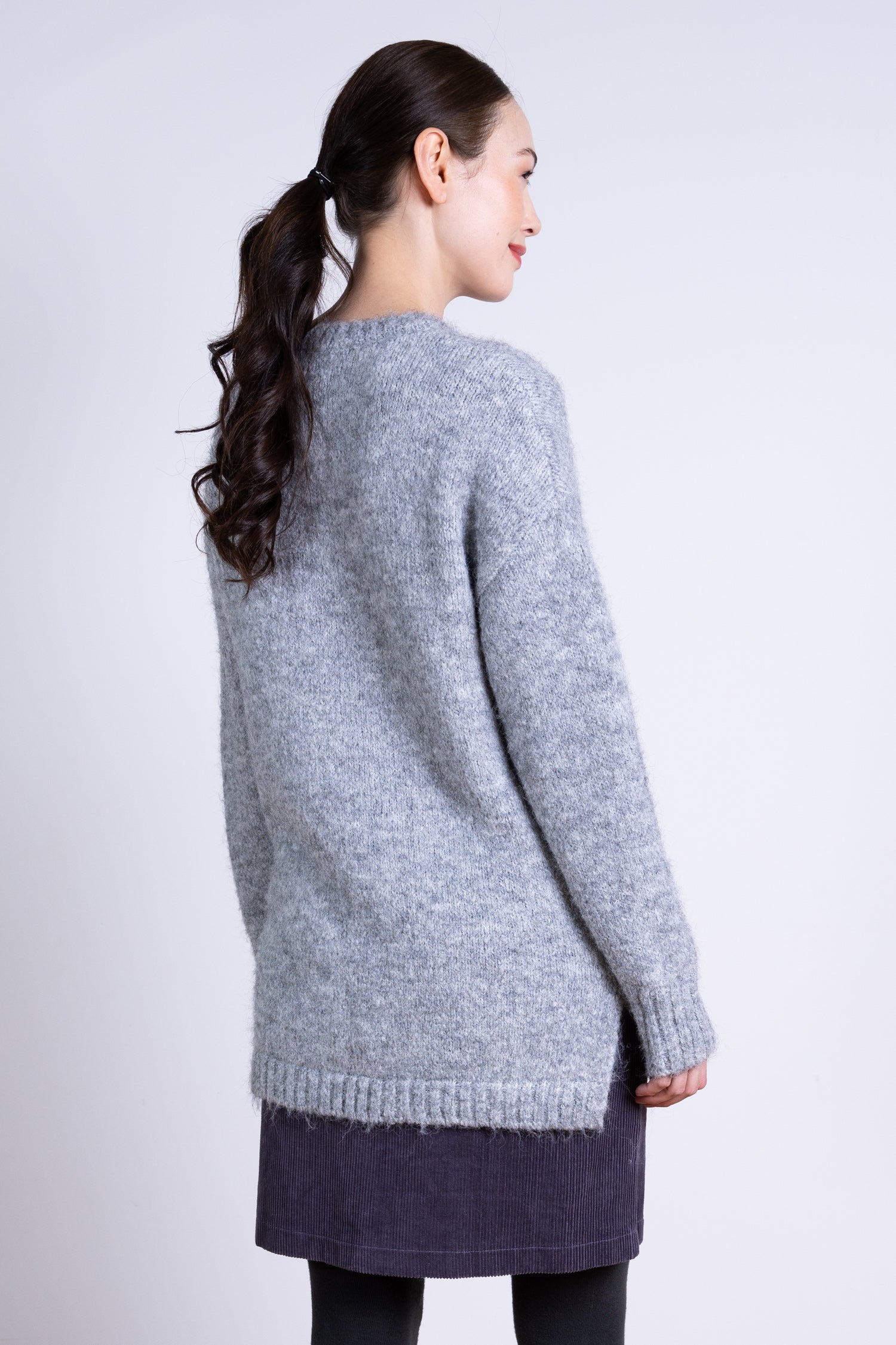 AW25 Longline Jumper - Grey