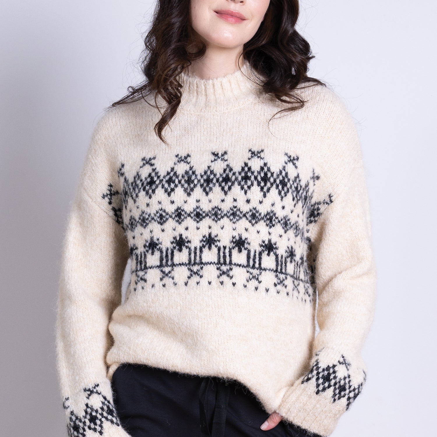 AW25 Fairisle Jumper - Ivory