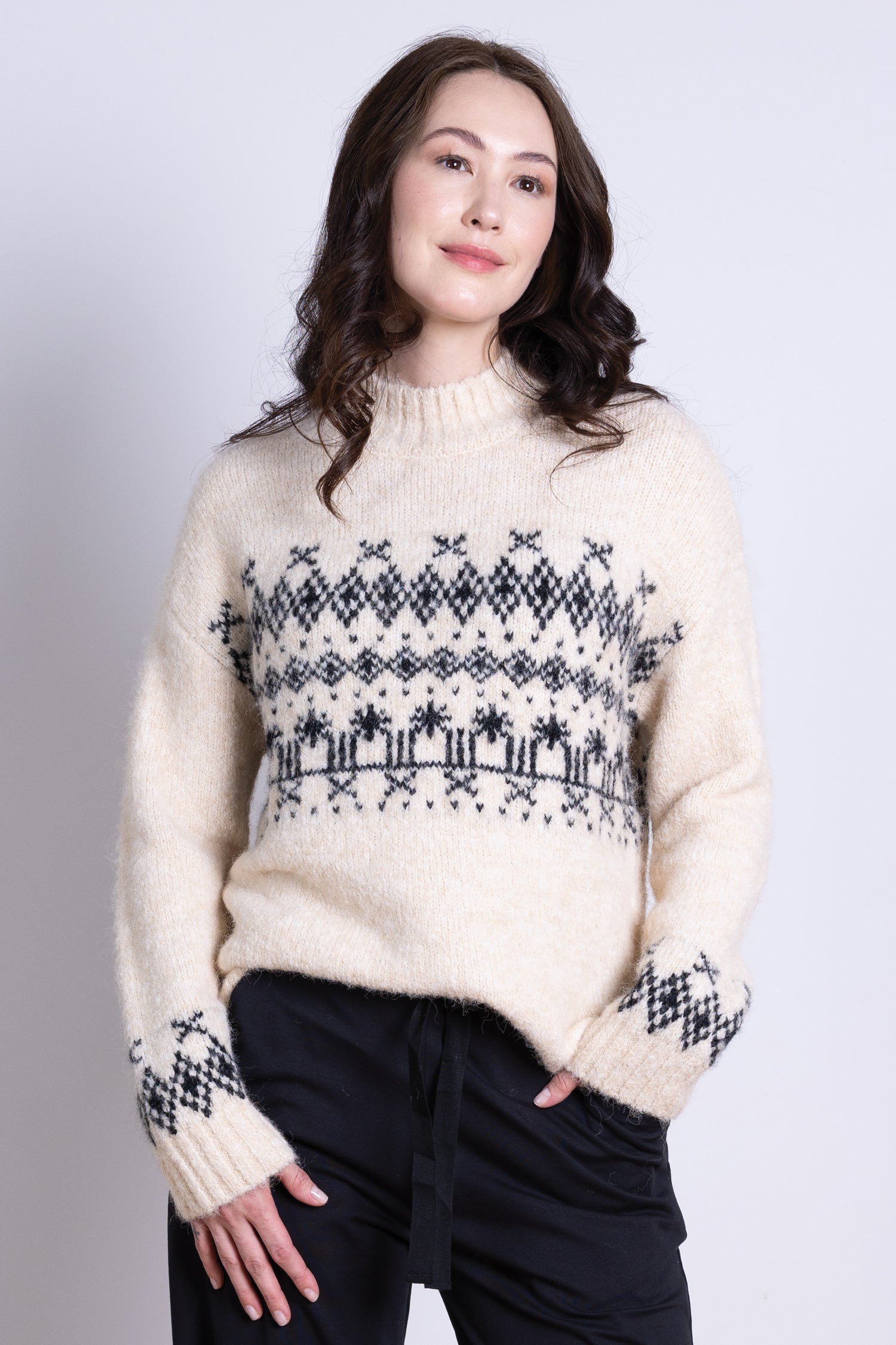 AW25 Fairisle Jumper - Ivory