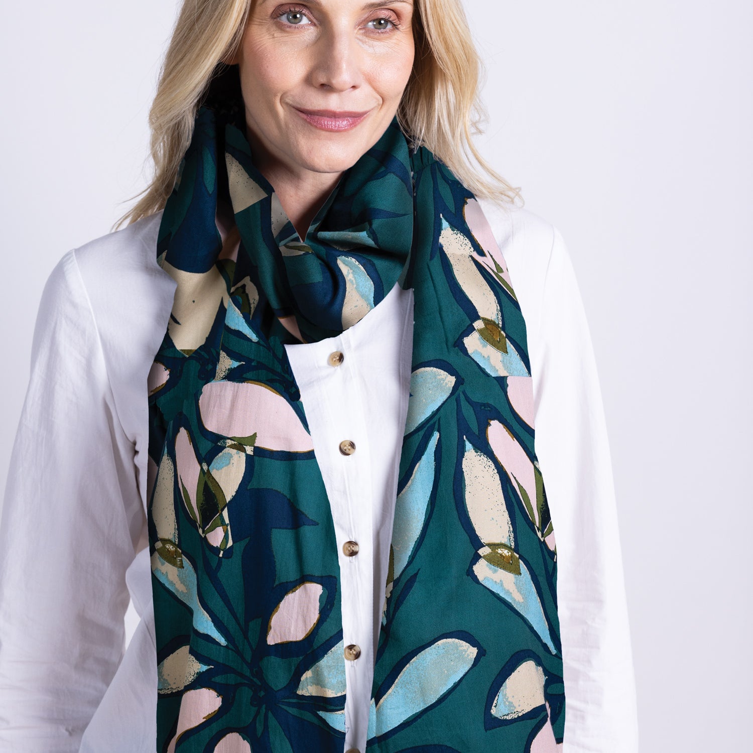 AW25 Studio Print Scarf - Nordic