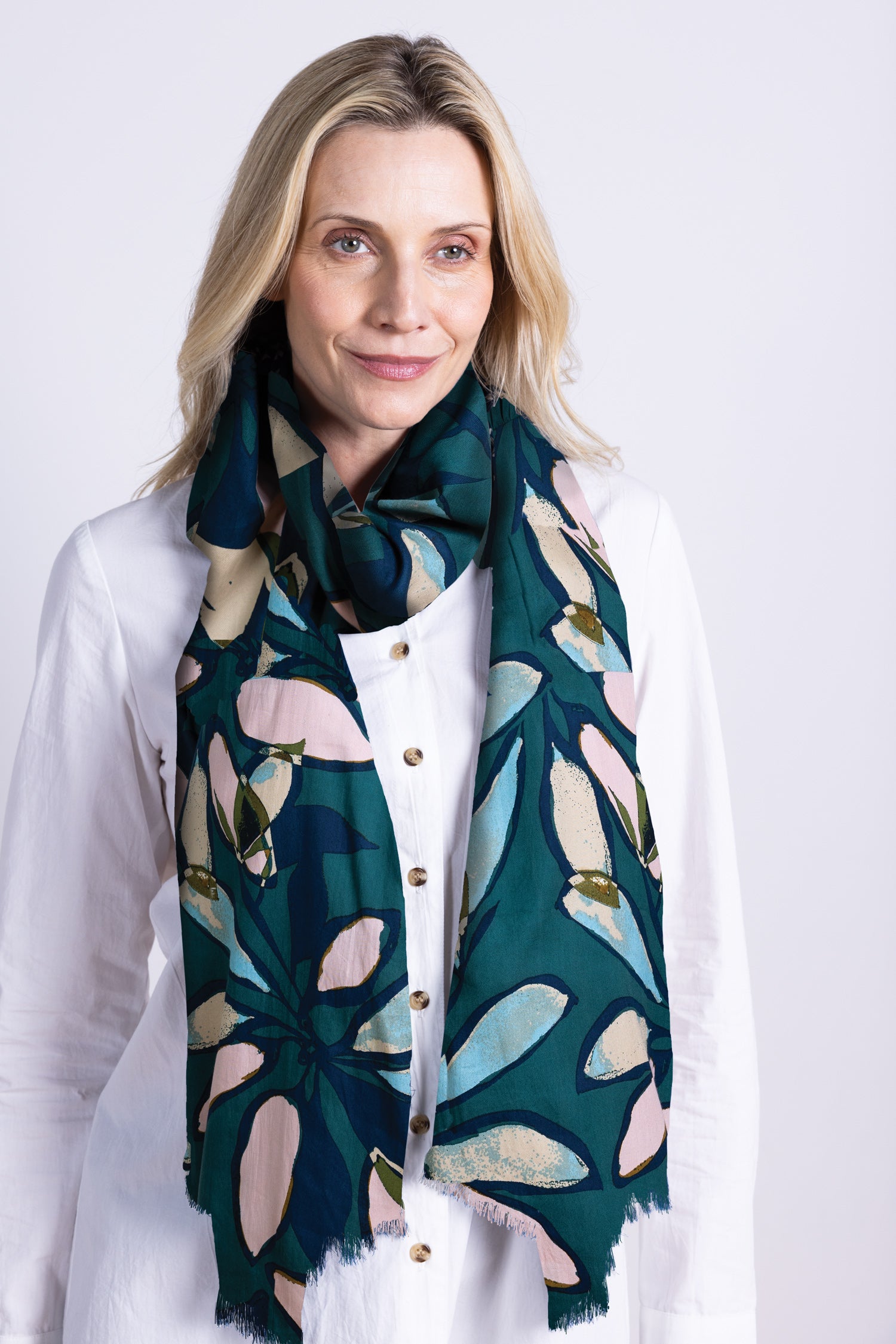AW25 Studio Print Scarf - Nordic