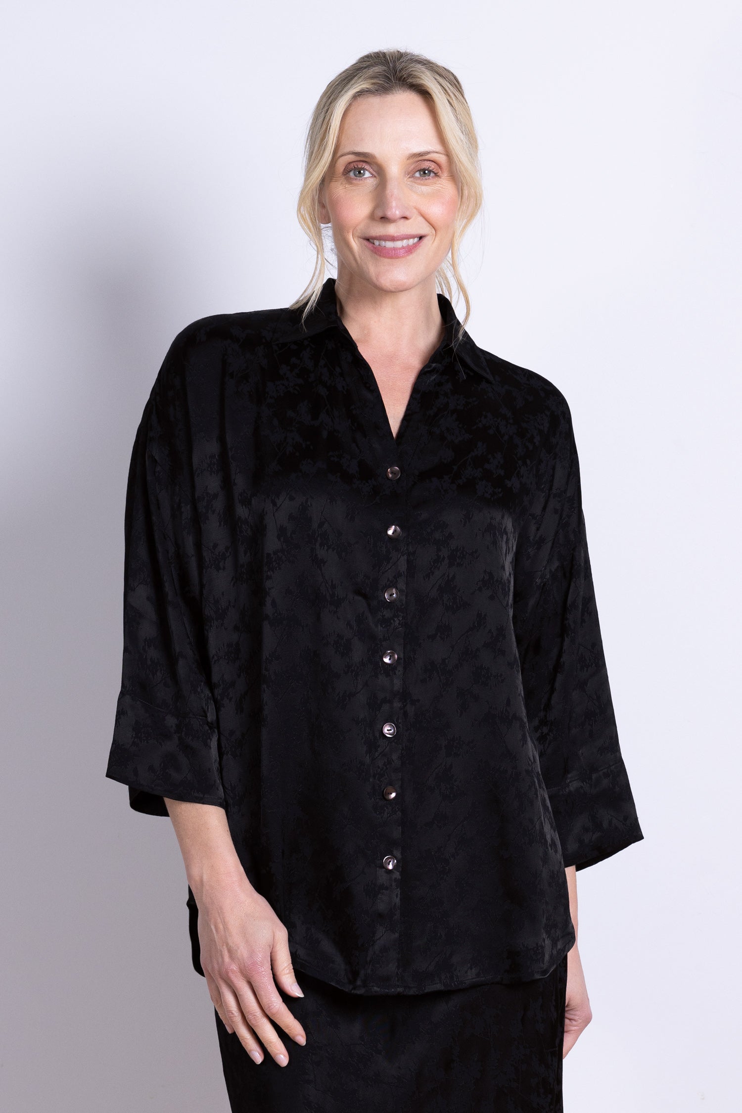 AW25 Jacquard Shirt - Black