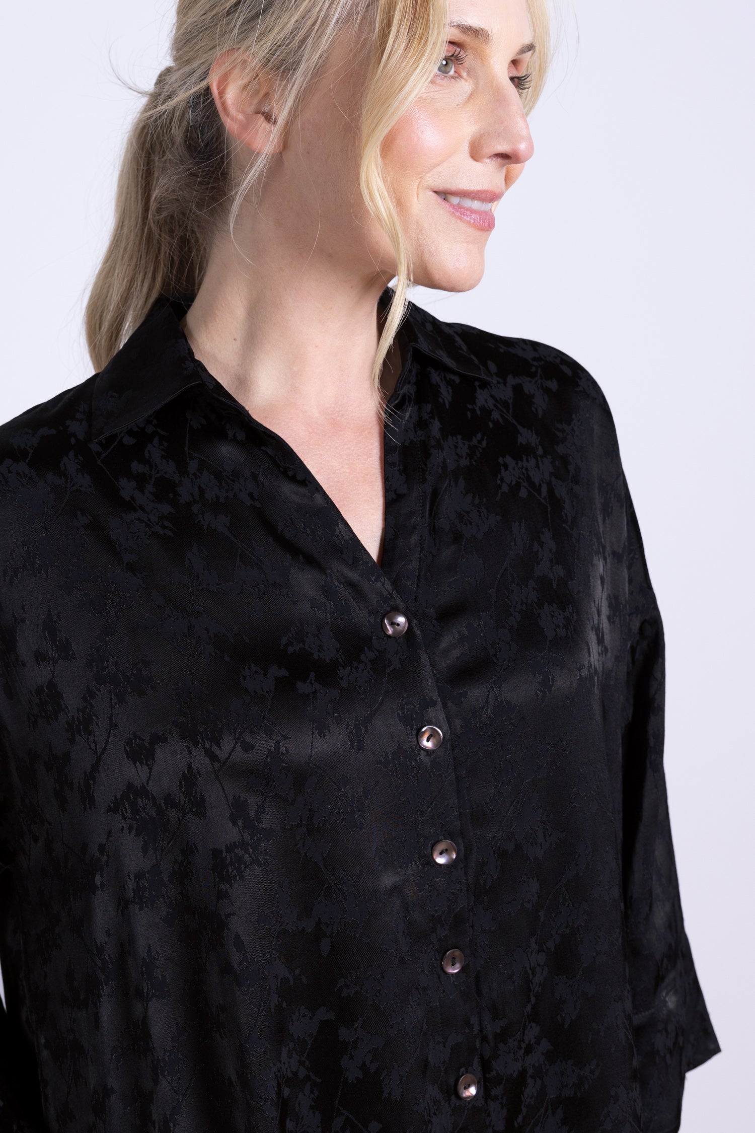 AW25 Jacquard Shirt - Black
