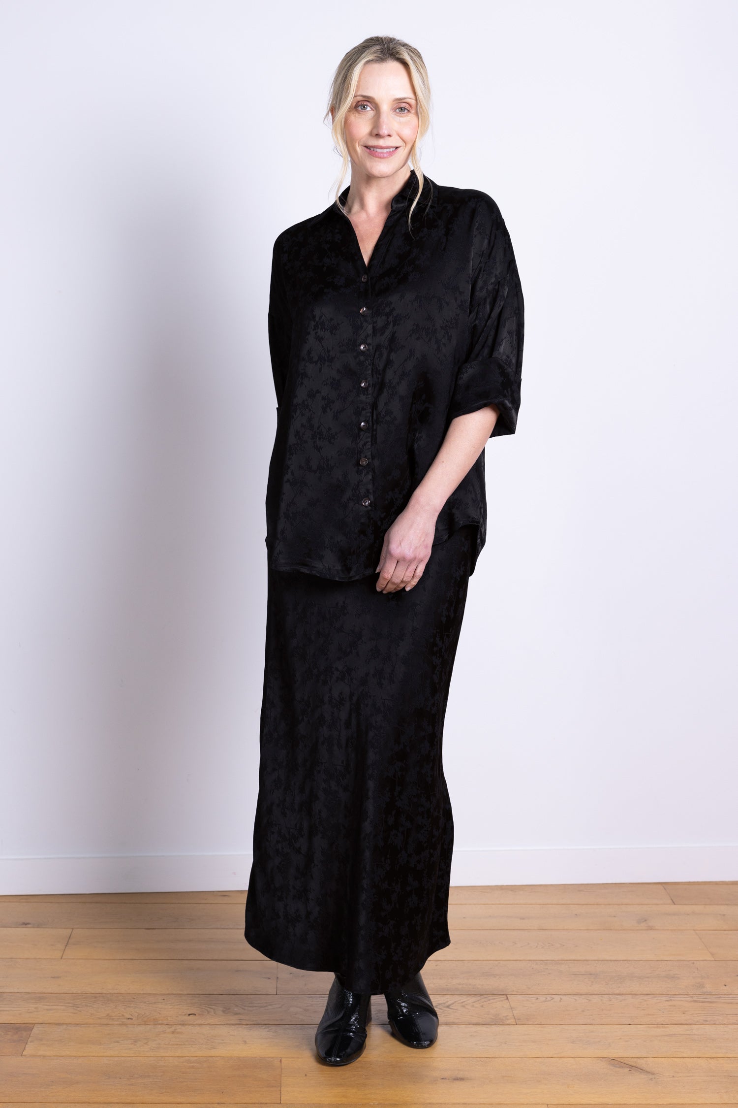 AW25 Jacquard Shirt - Black