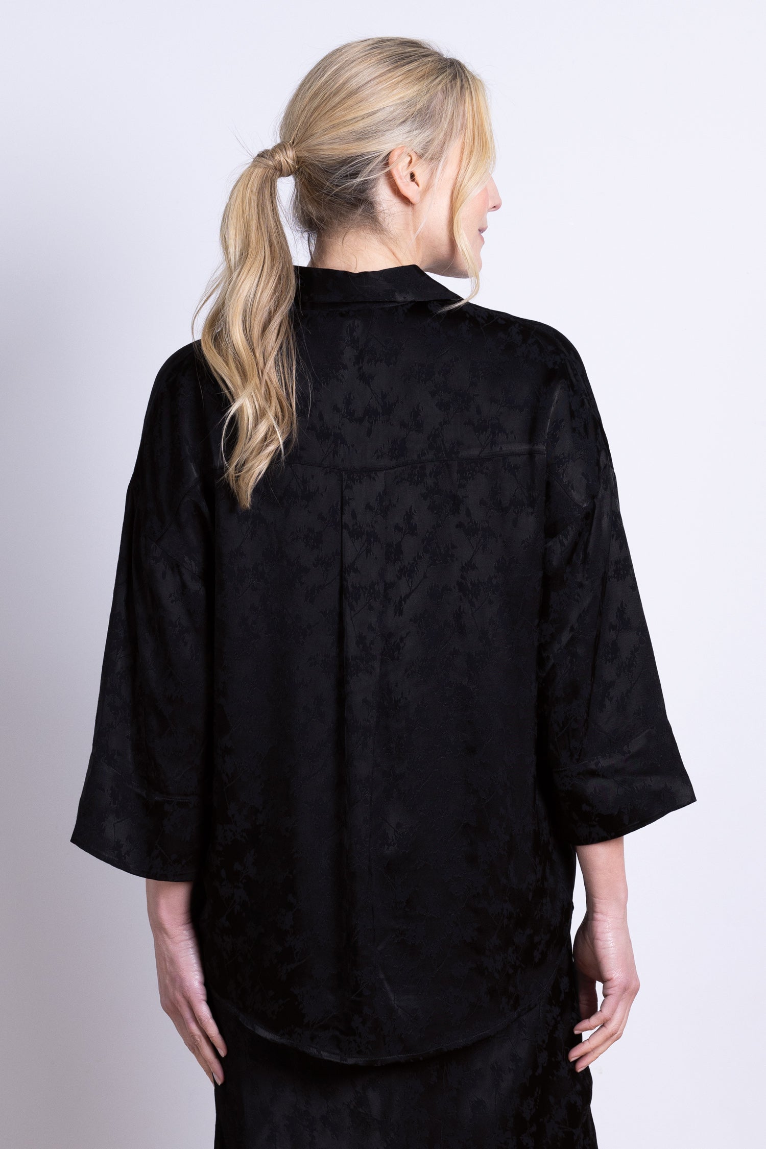 AW25 Jacquard Shirt - Black