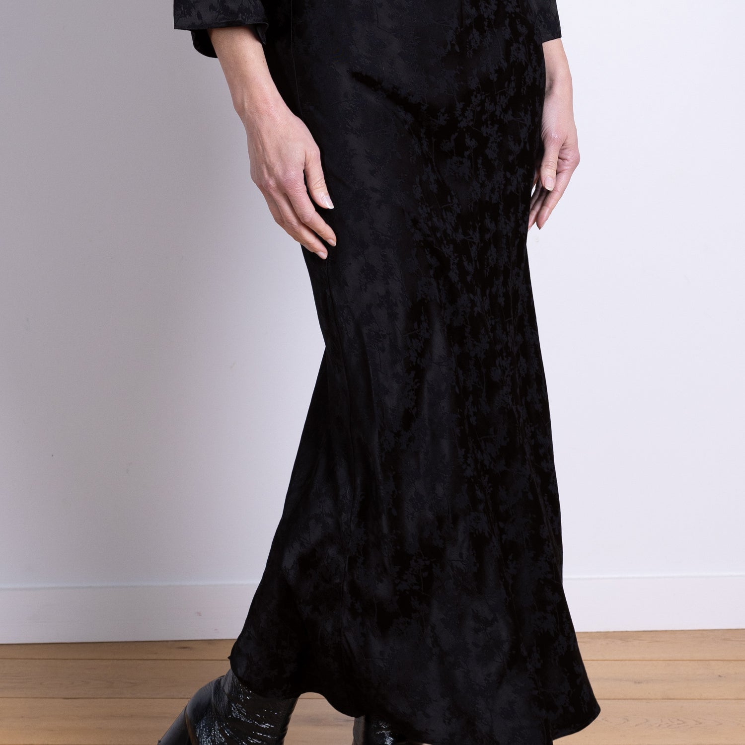 AW25 Jacquard Skirt - Black