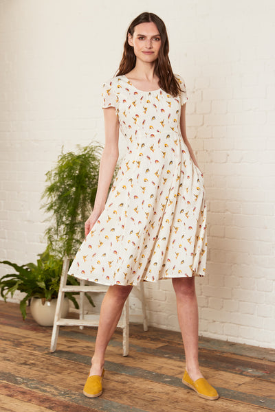 Hummingbird BCI Cotton Fit and Flare Dress