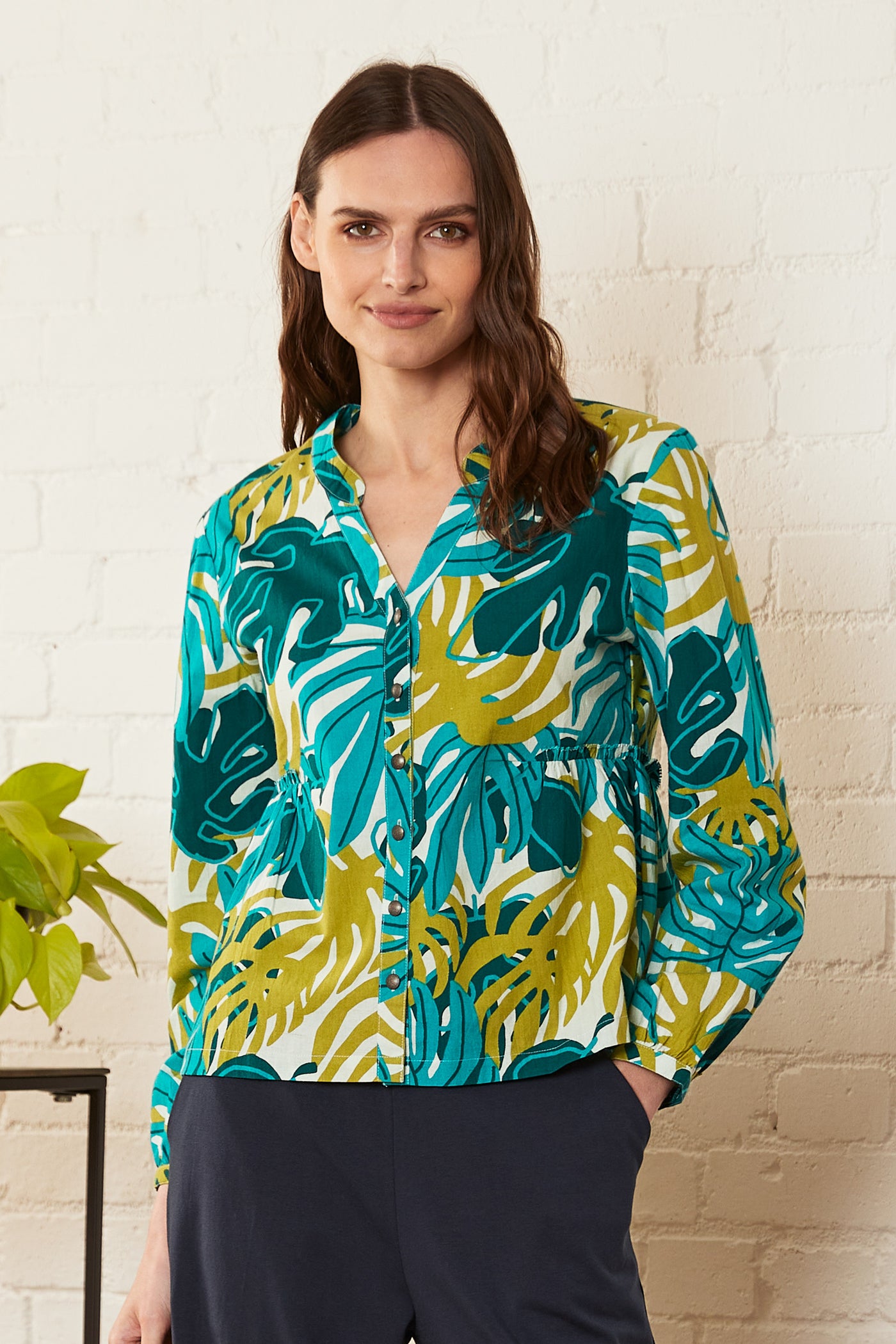 Jungle Cotton Poplin Shirt
