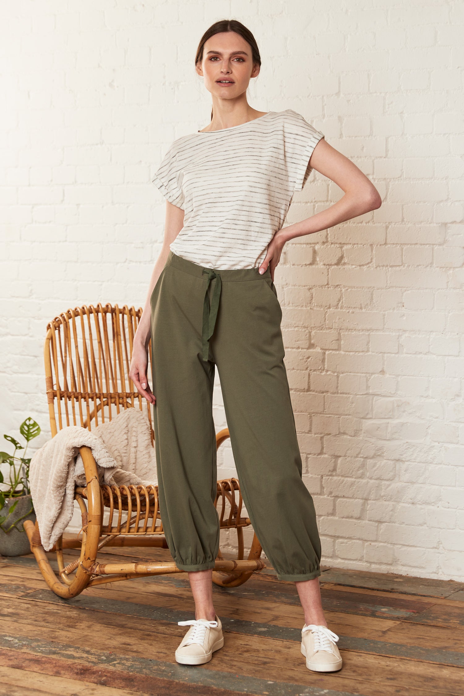 GOTS Organic Cotton Yoga Trousers