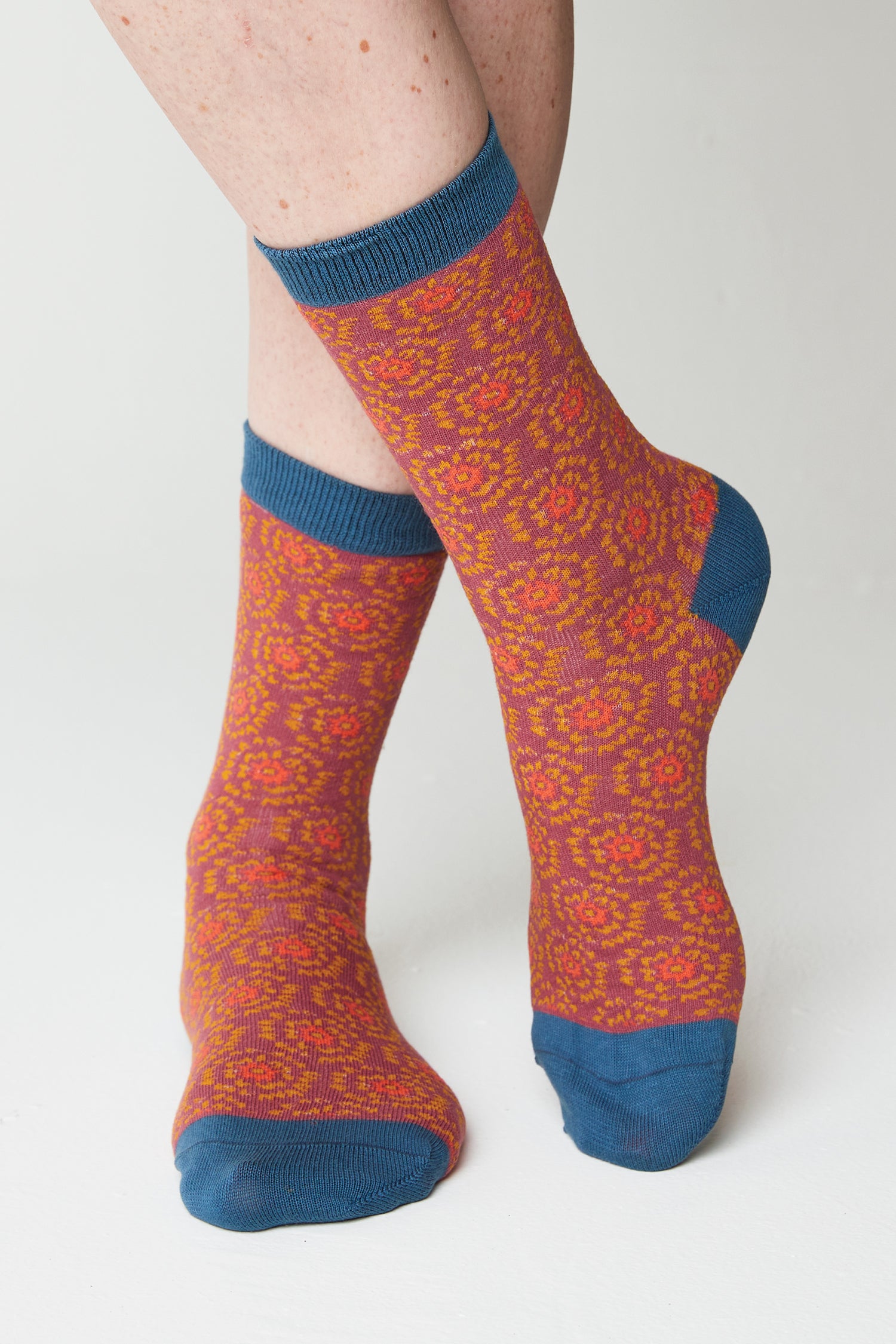 Petal Burst Bamboo Socks