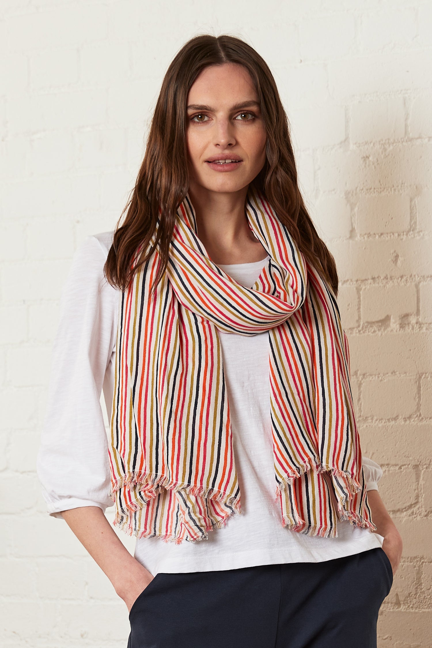 Striped Sarong Scarf