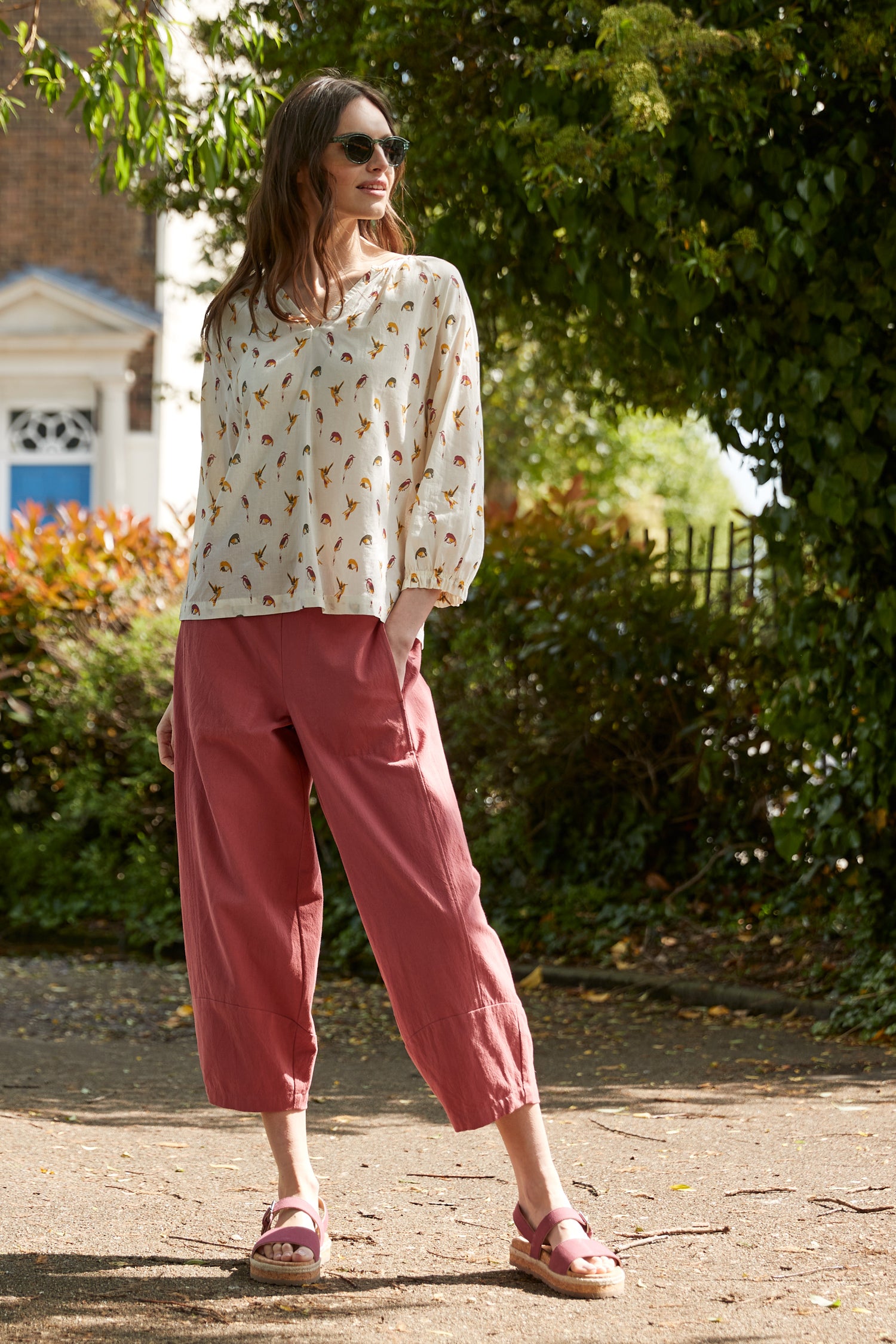 Cotton Bubble Trousers